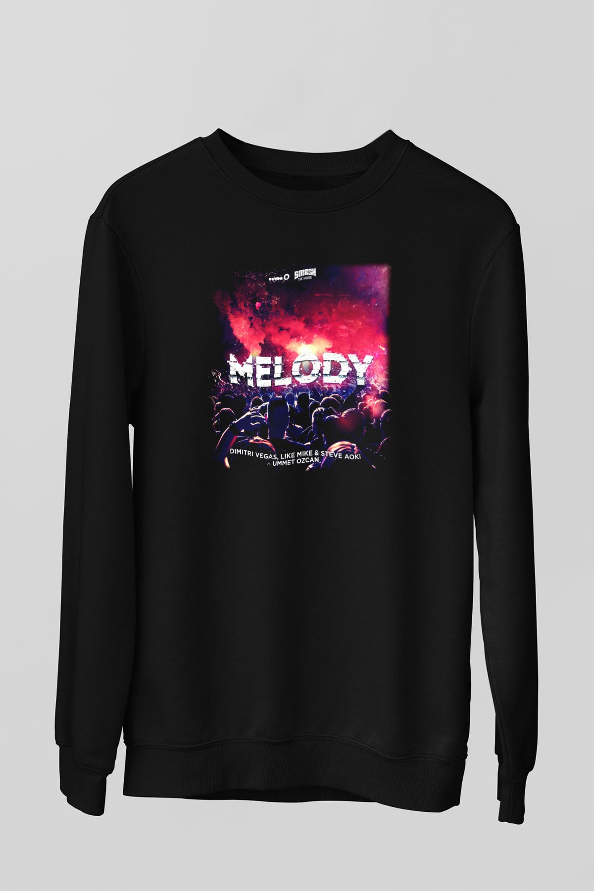 Steve Aoki Siyah Unisex Sweatshirt