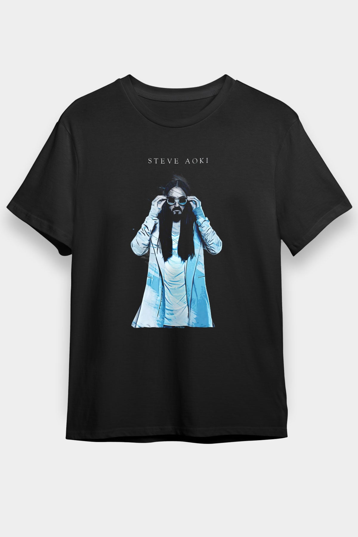 Steve Aoki Siyah Unisex Tişört T-Shirt - TişörtFabrikası