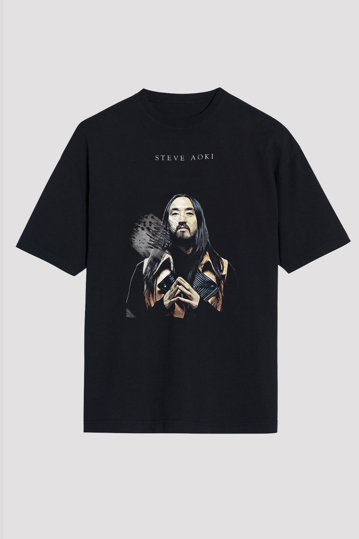 Steve Aoki Siyah Unisex Tişört T-Shirt - TişörtFabrikası