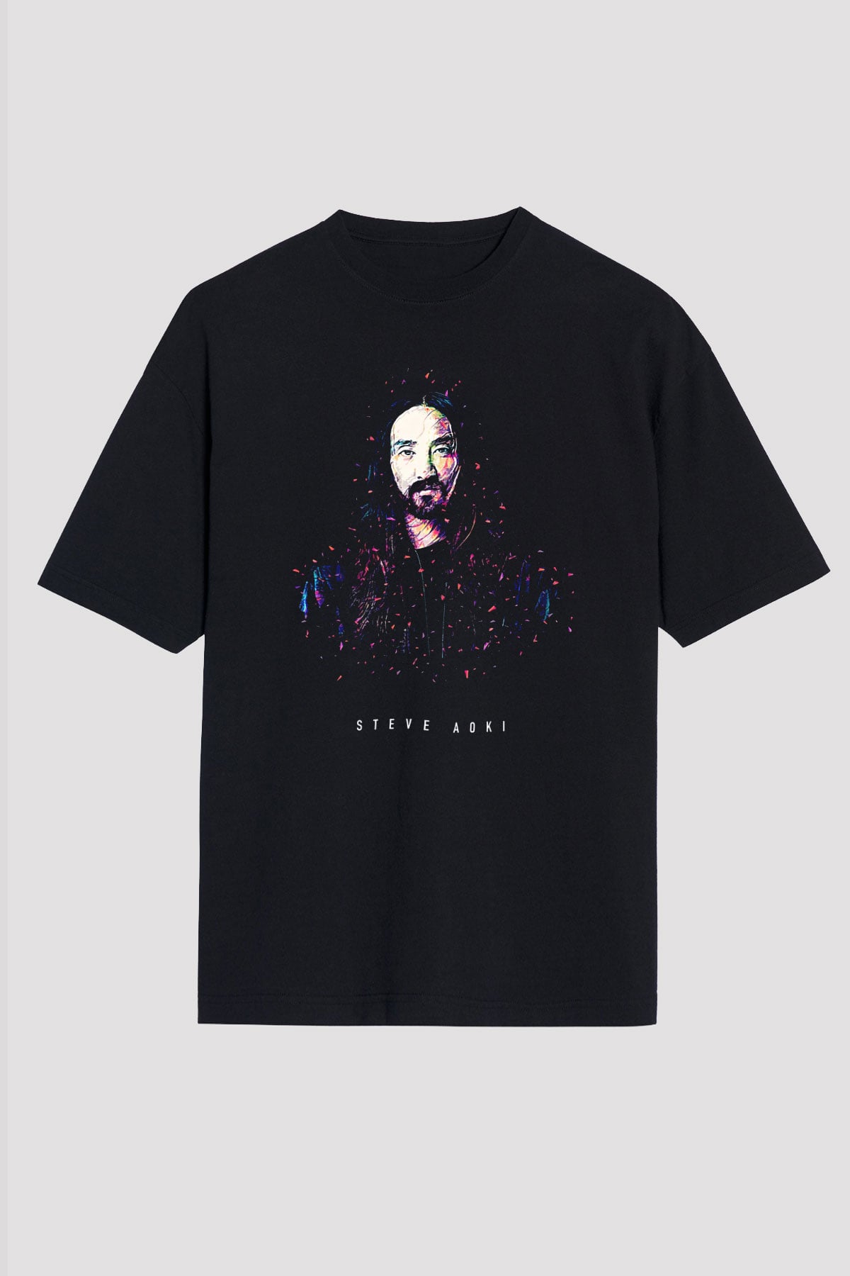 Steve Aoki Siyah Unisex Tişört T-Shirt - TişörtFabrikası