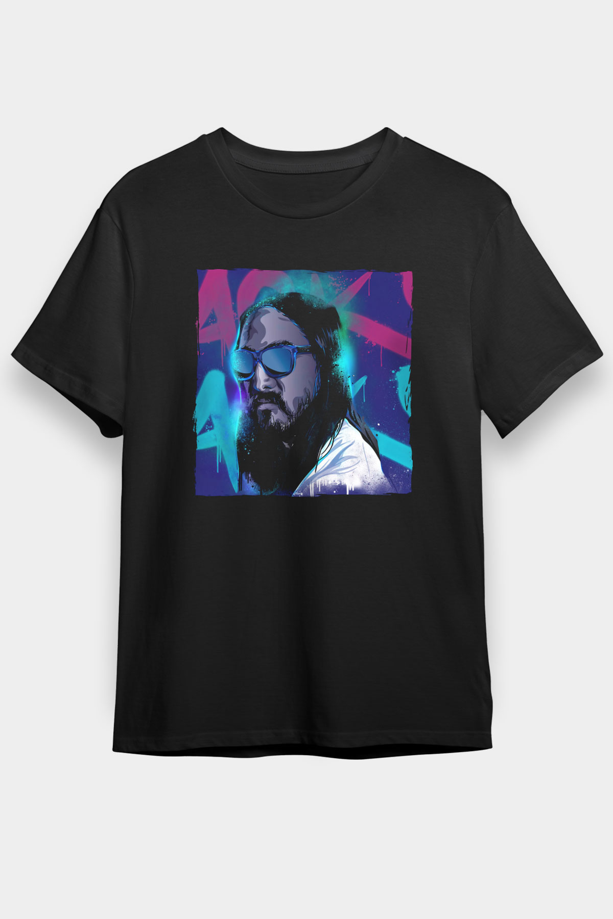 Steve Aoki Siyah Unisex Tişört T-Shirt - TişörtFabrikası