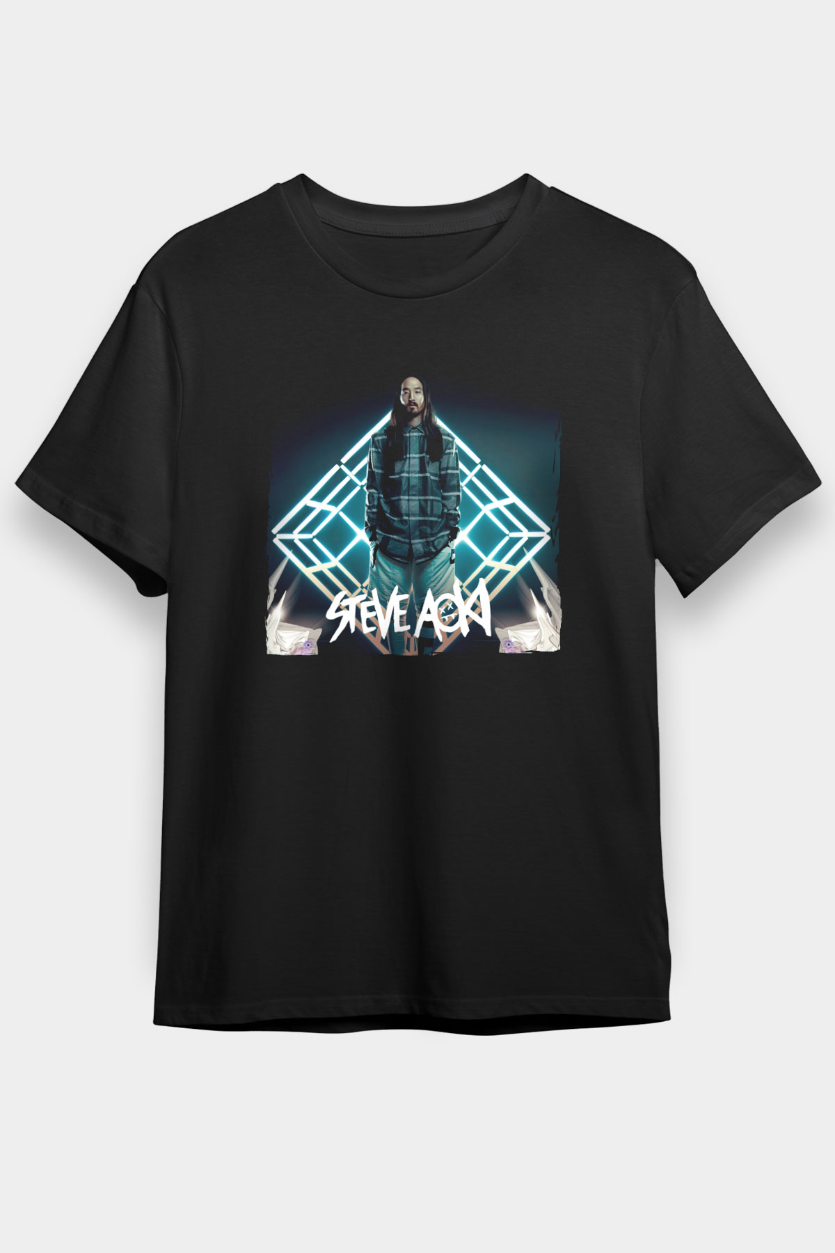 Steve Aoki Siyah Unisex Tişört T-Shirt - TişörtFabrikası