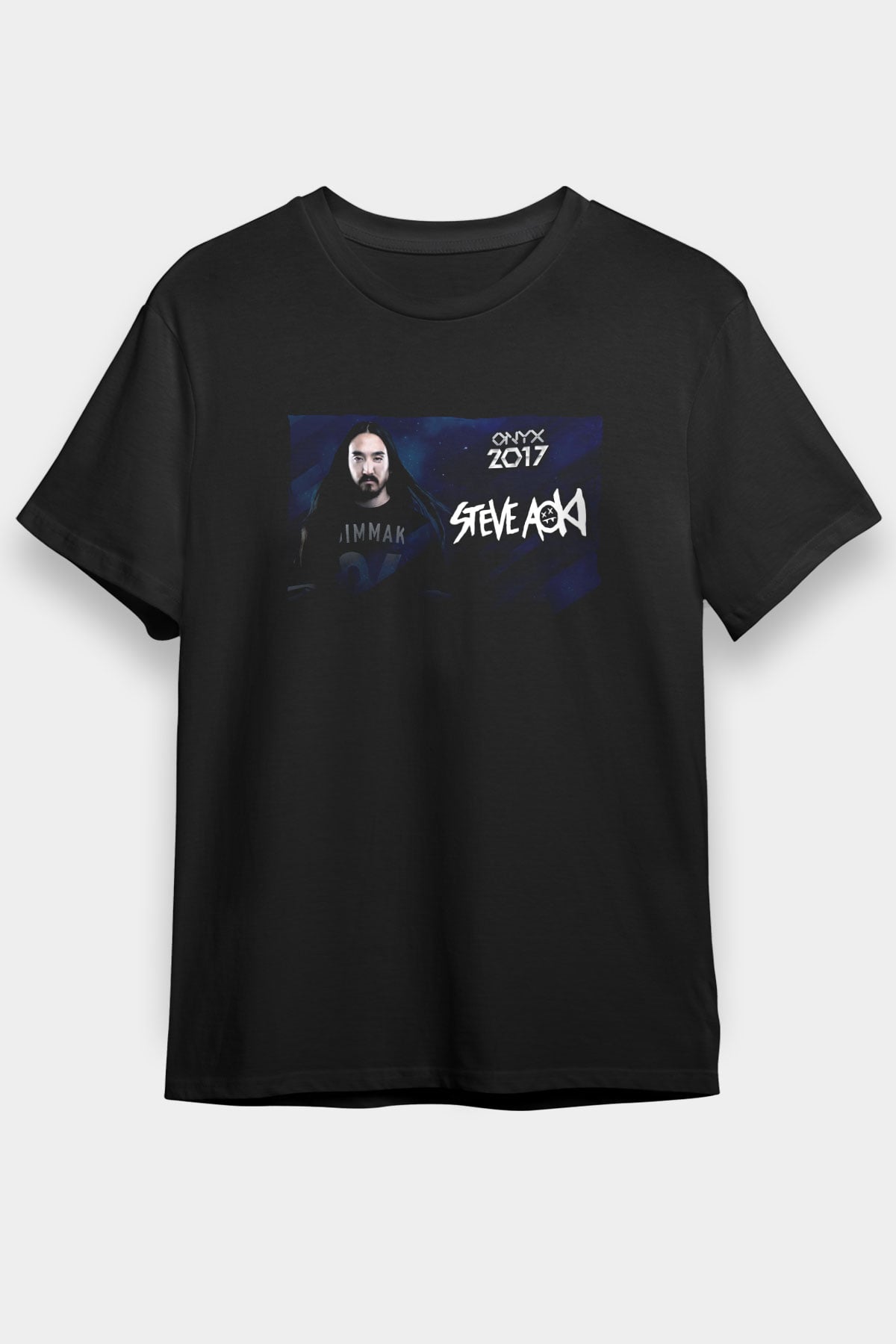 Steve Aoki Siyah Unisex Tişört T-Shirt - TişörtFabrikası