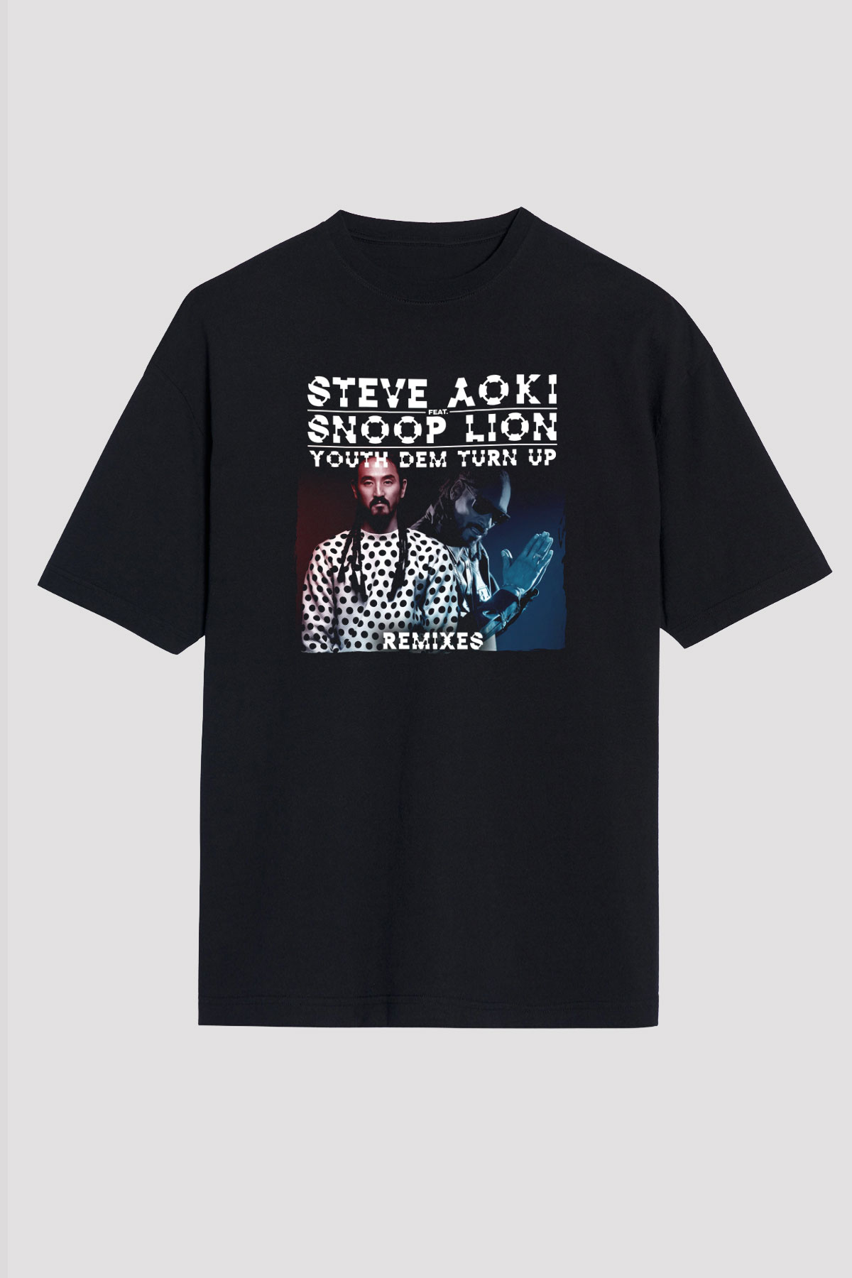 Steve Aoki Siyah Unisex Tişört T-Shirt - TişörtFabrikası