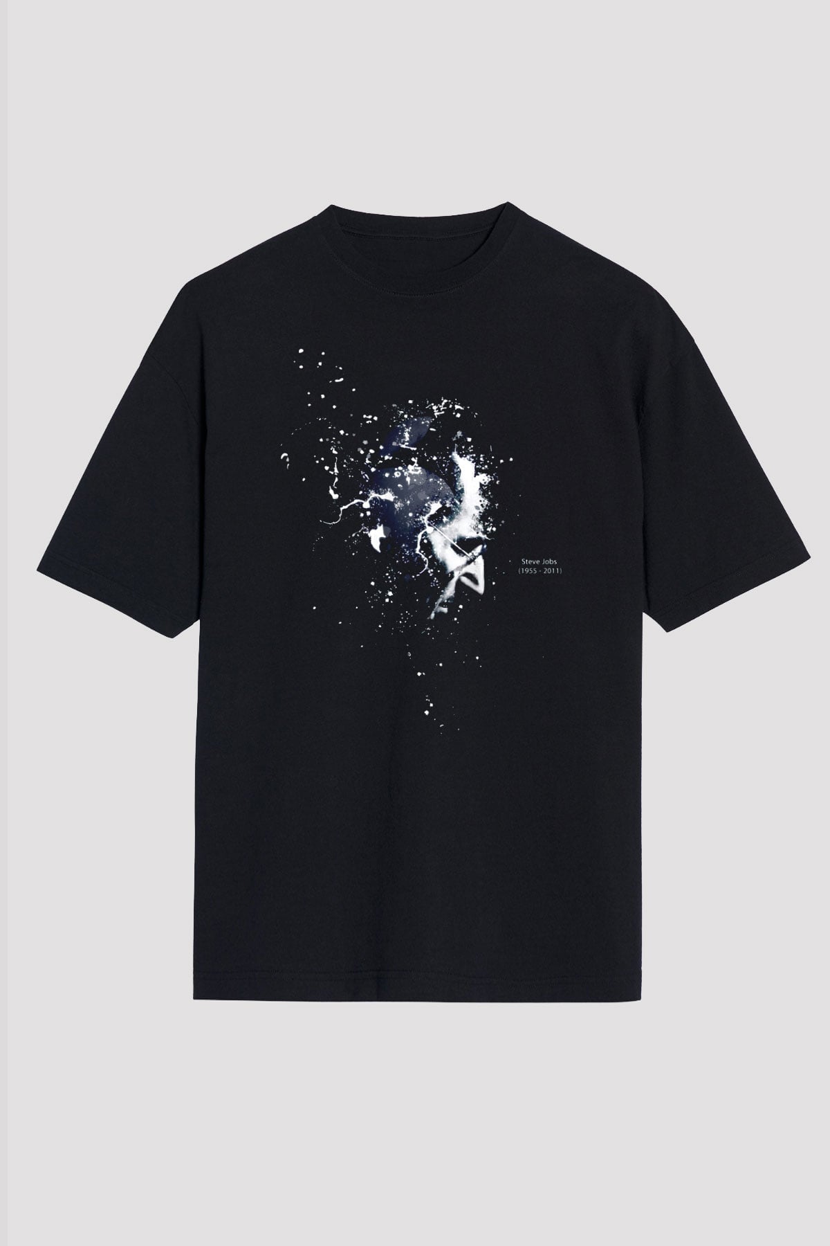 Steve Jobs Siyah Unisex Tişört T-Shirt - TişörtFabrikası