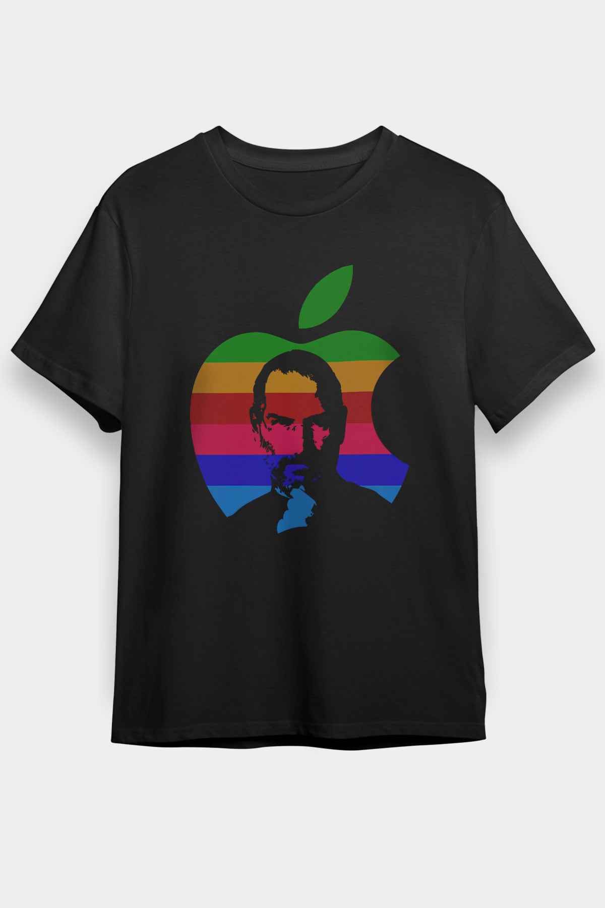 Steve Jobs Siyah Unisex Tişört T-Shirt - TişörtFabrikası