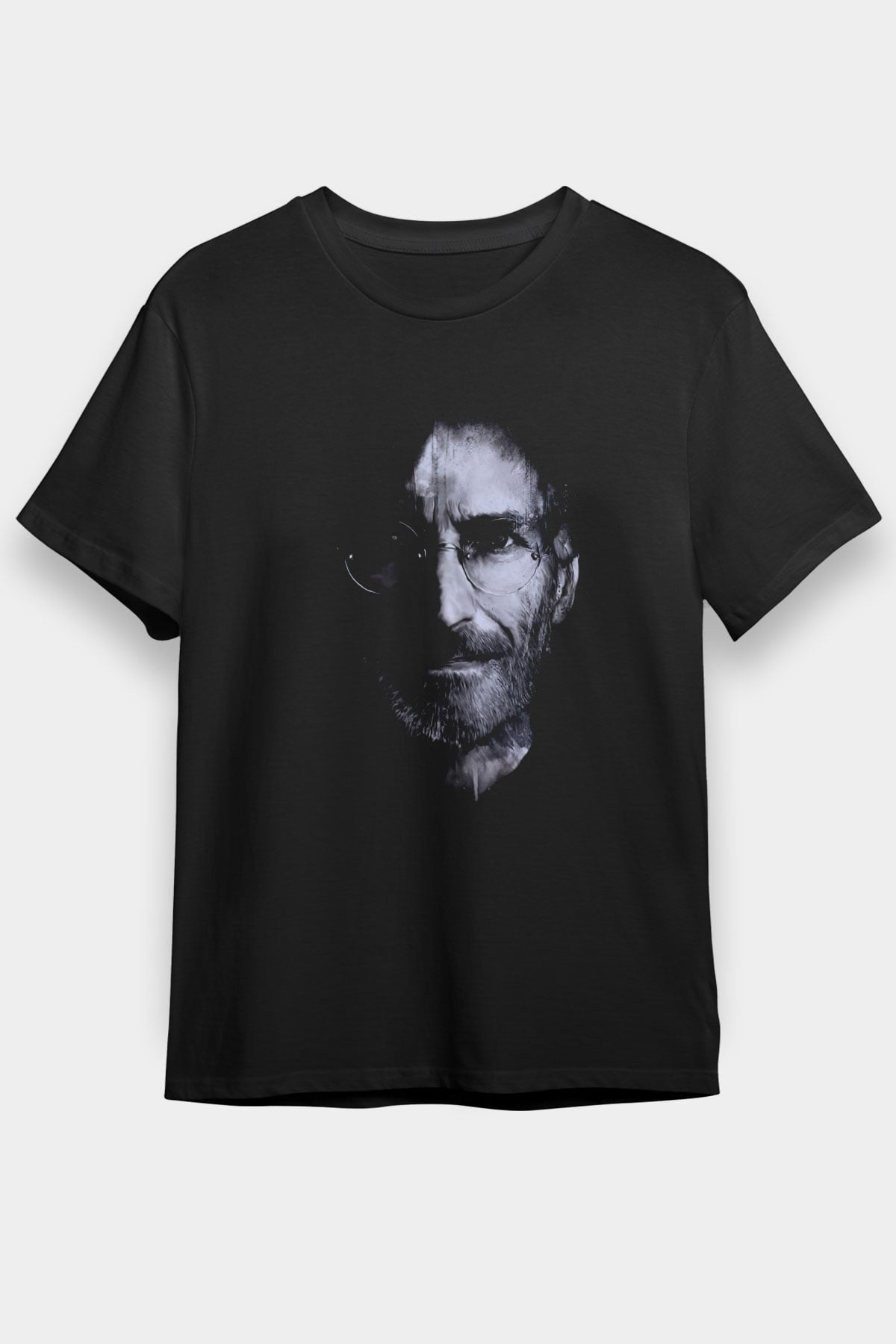 Steve Jobs Siyah Unisex Tişört T-Shirt - TişörtFabrikası