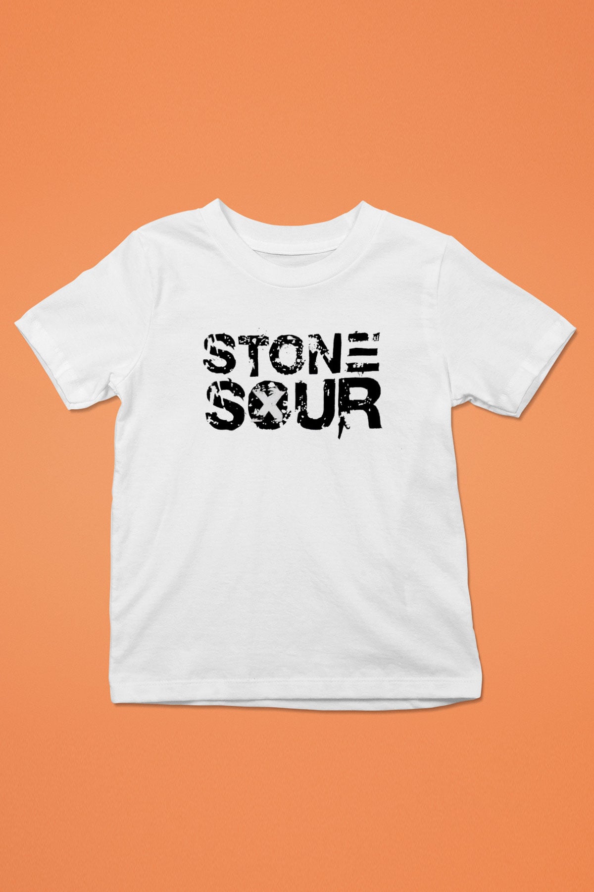 Stone Sour Baskılı Beyaz Unisex Çocuk Tişört
