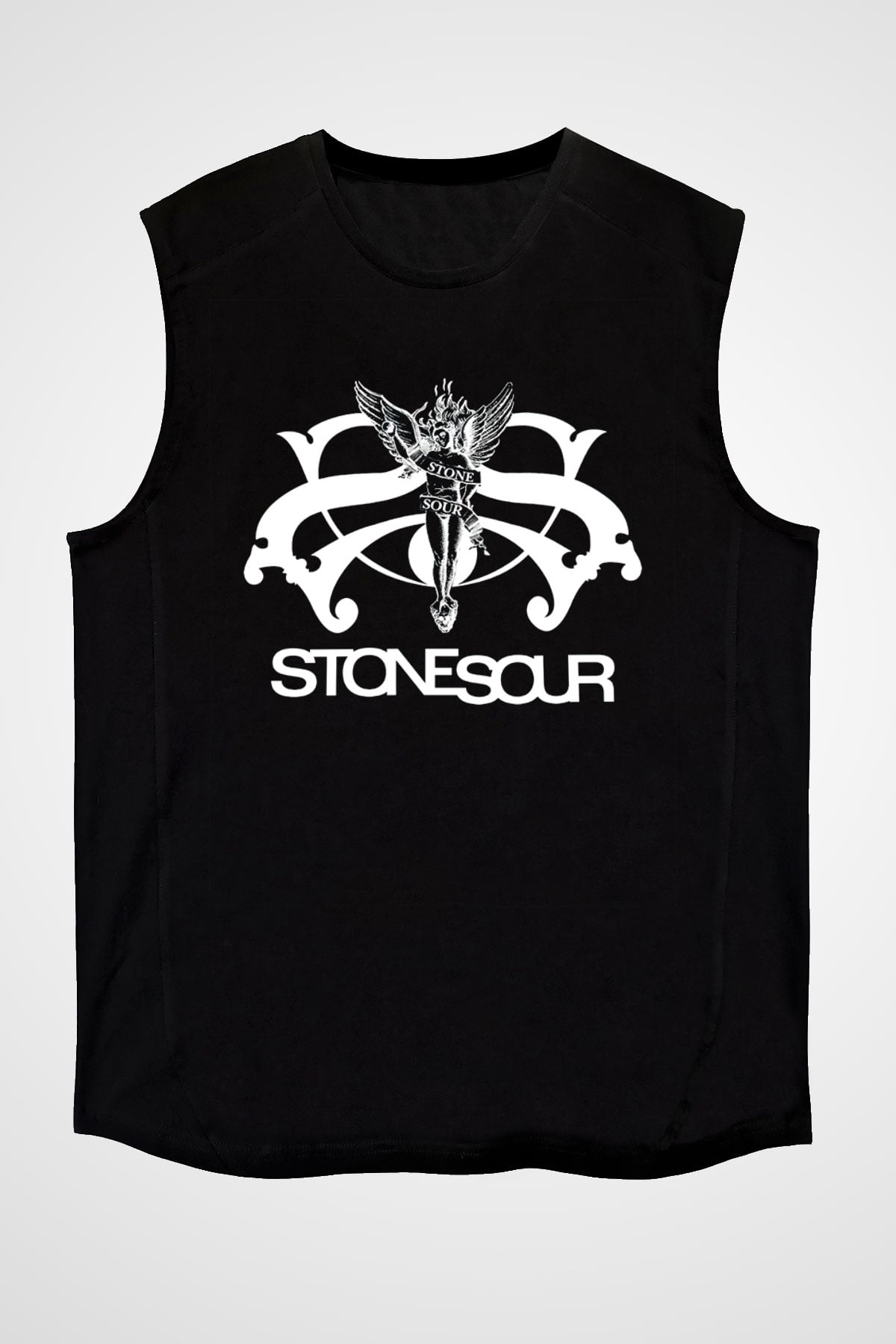 Stone Sour Siyah Unisex Kolsuz Tişört