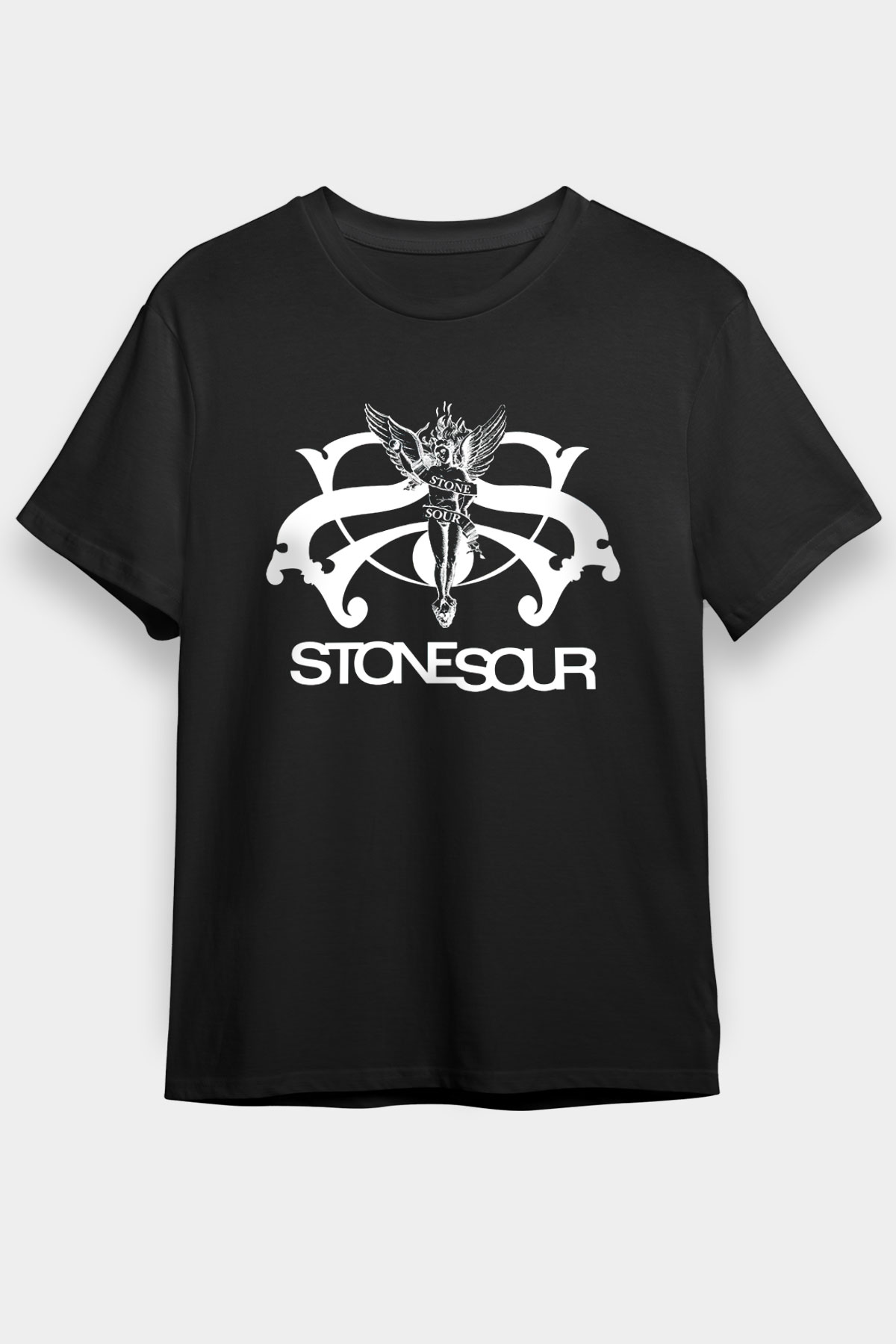 Stone Sour Siyah Unisex Tişört T-Shirt - Tişört Fabrikası
