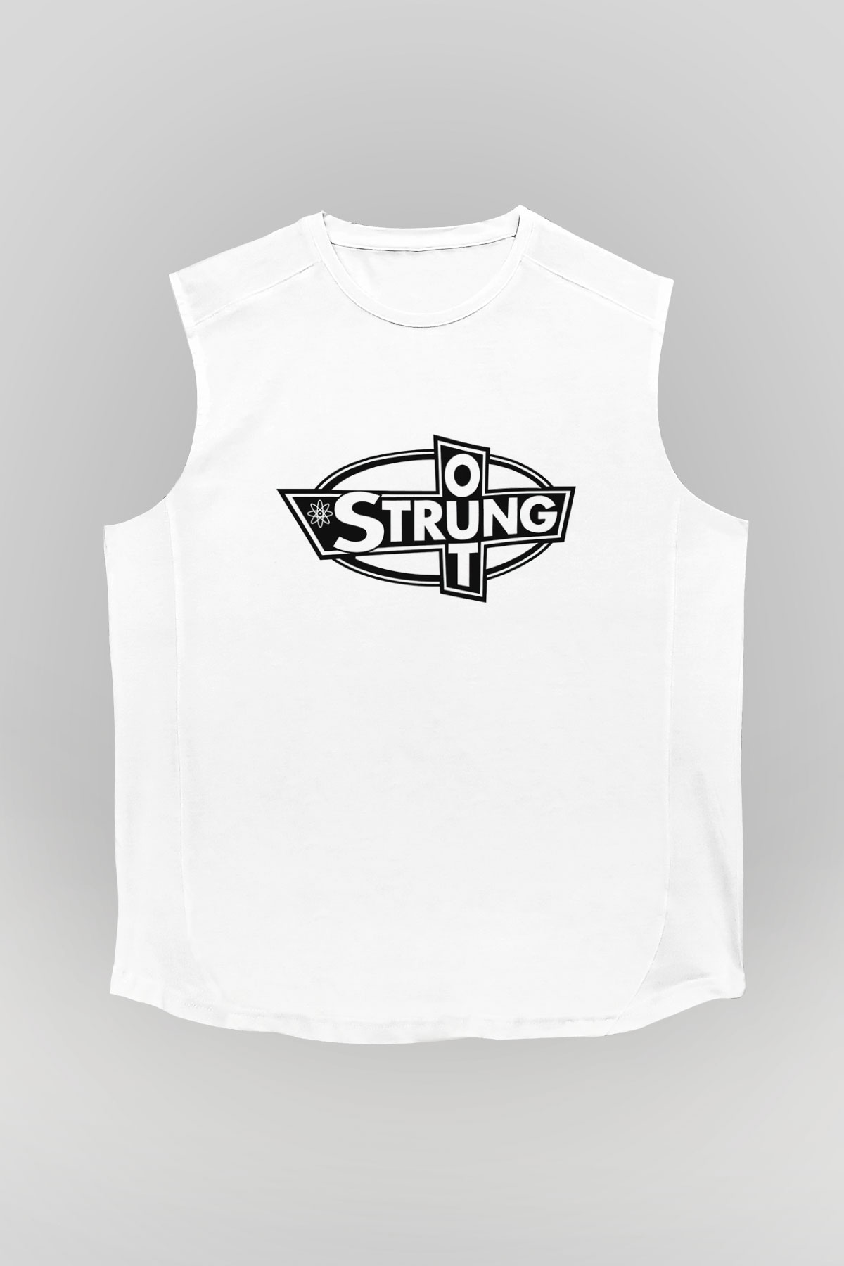 Strung Out Beyaz Unisex Kolsuz Tişört