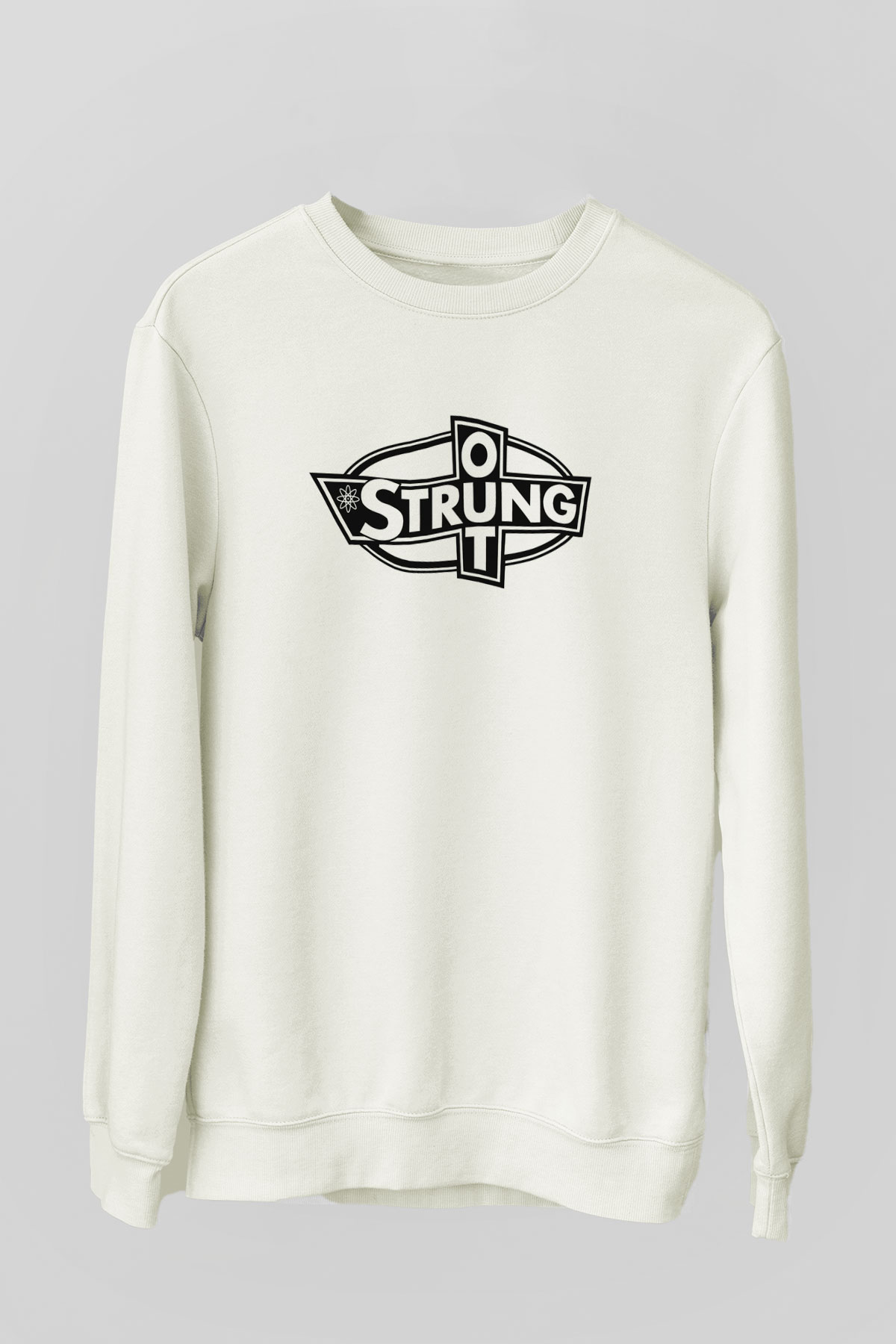 Strung Out Beyaz Unisex Sweatshirt