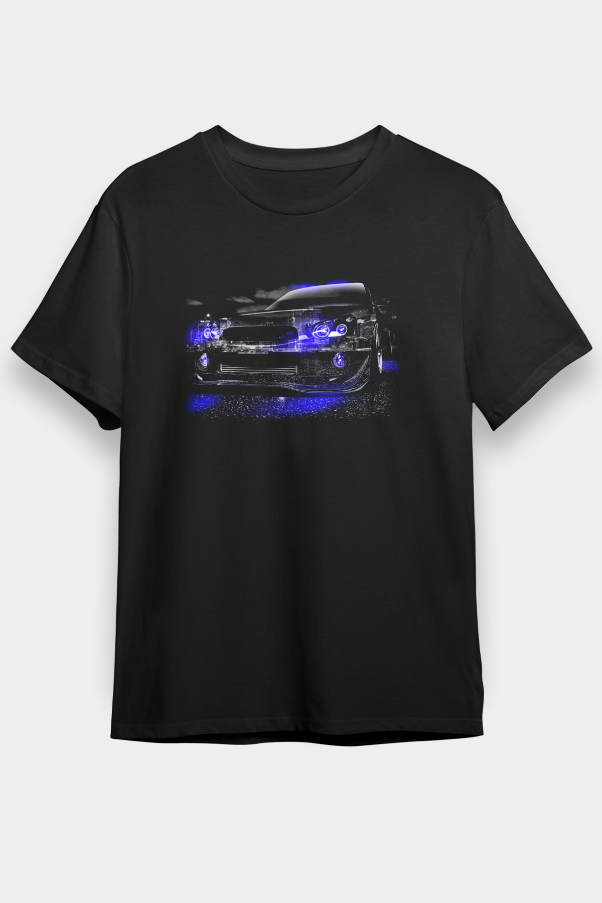 Subaru Siyah Unisex Graphic Tee - STREETWEAR