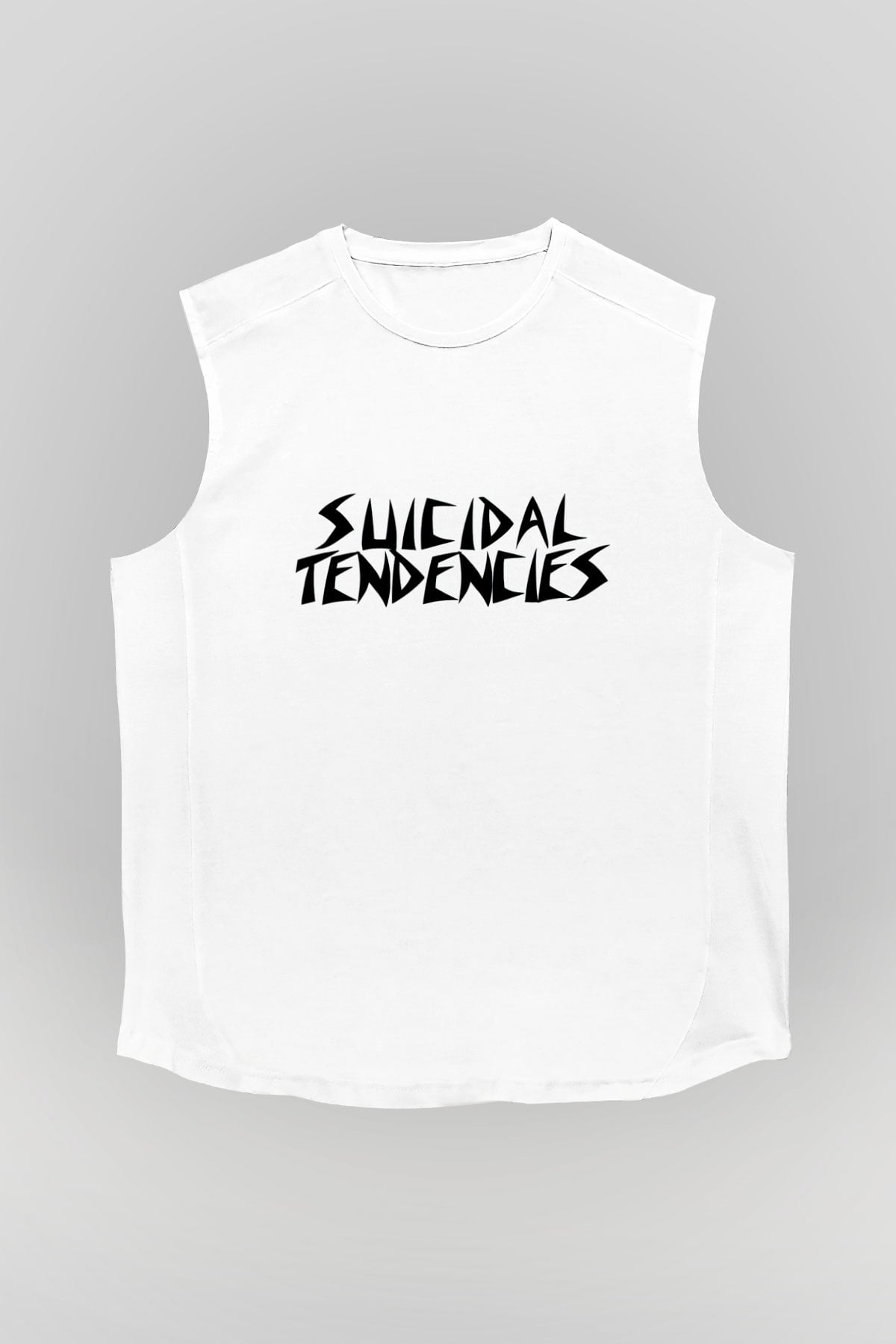 Suicidal Tendencies Beyaz Unisex Kolsuz Tişört