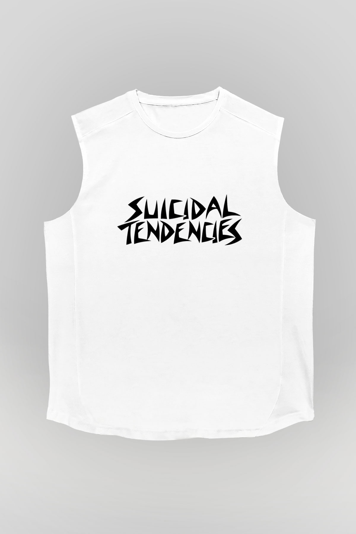 Suicidal Tendencies Beyaz Unisex Kolsuz Tişört