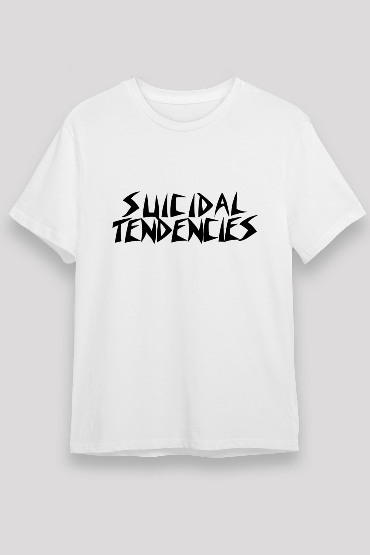 Suicidal Tendencies Beyaz Unisex Tişört T-Shirt - Tişört Fabrikası