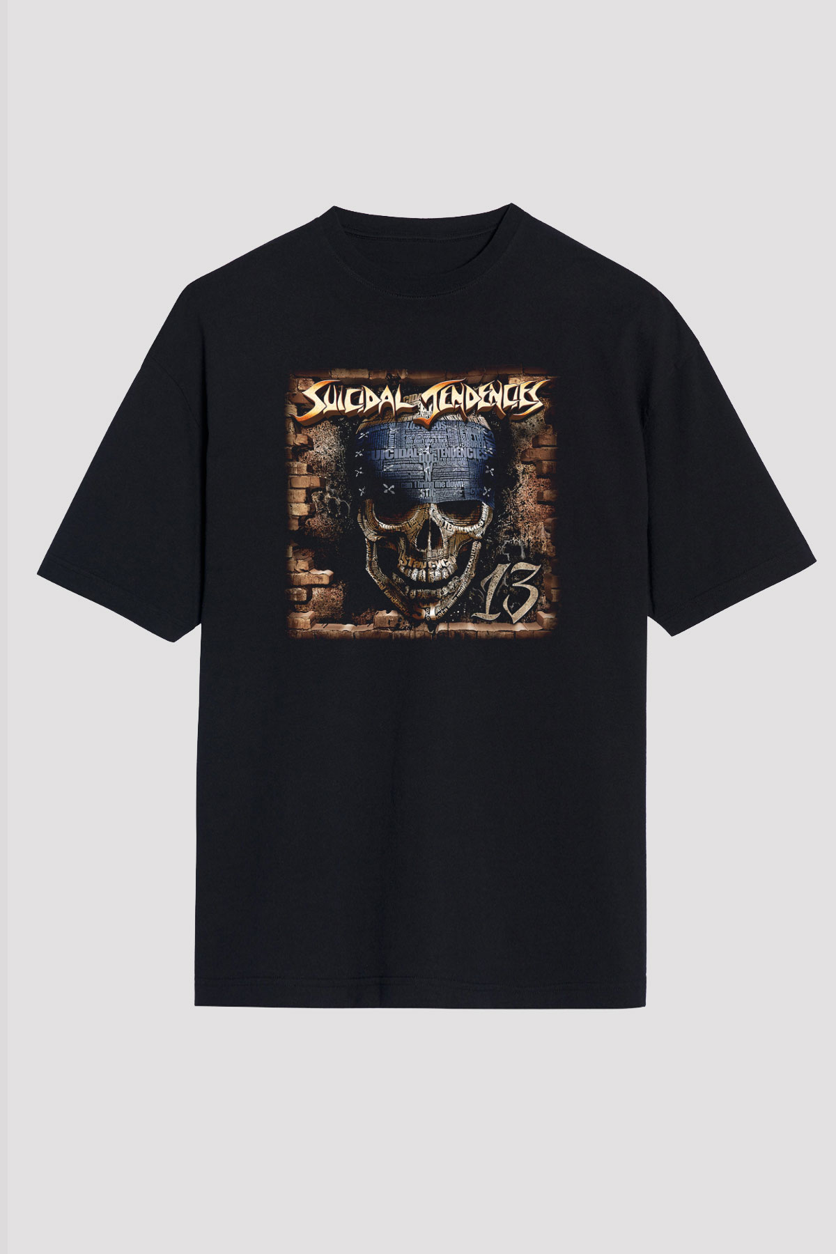 Suicidal Tendencies Siyah Unisex Oversize Tişört T-Shirt