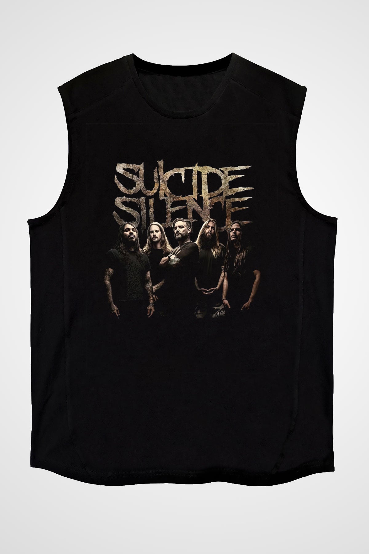 Suicide Silence Siyah Unisex Kolsuz Tişört