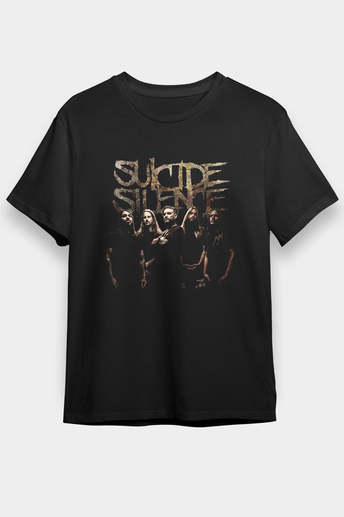 Suicide Silence Siyah Unisex Tişört T-Shirt - Tişört Fabrikası