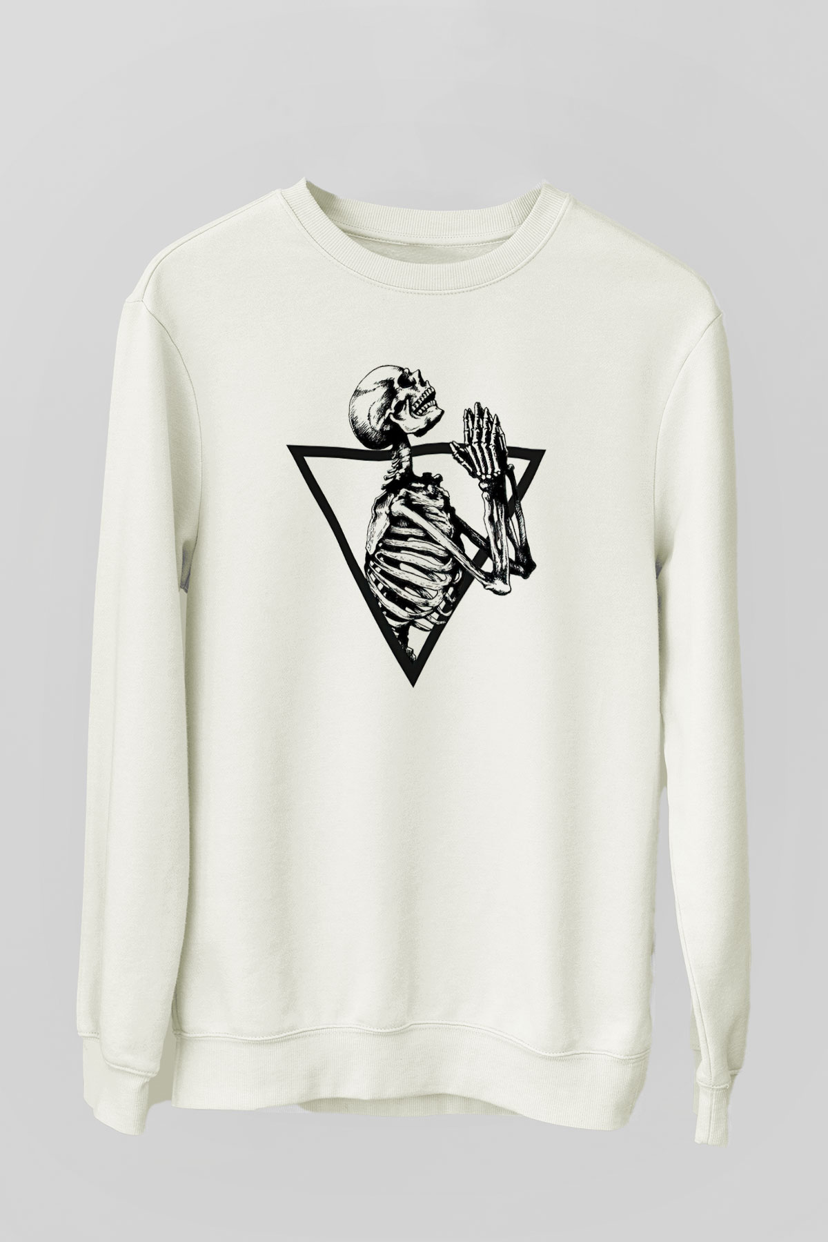 Suicideboys - $uicideboy$ Baskılı Beyaz Unisex Sweatshirt