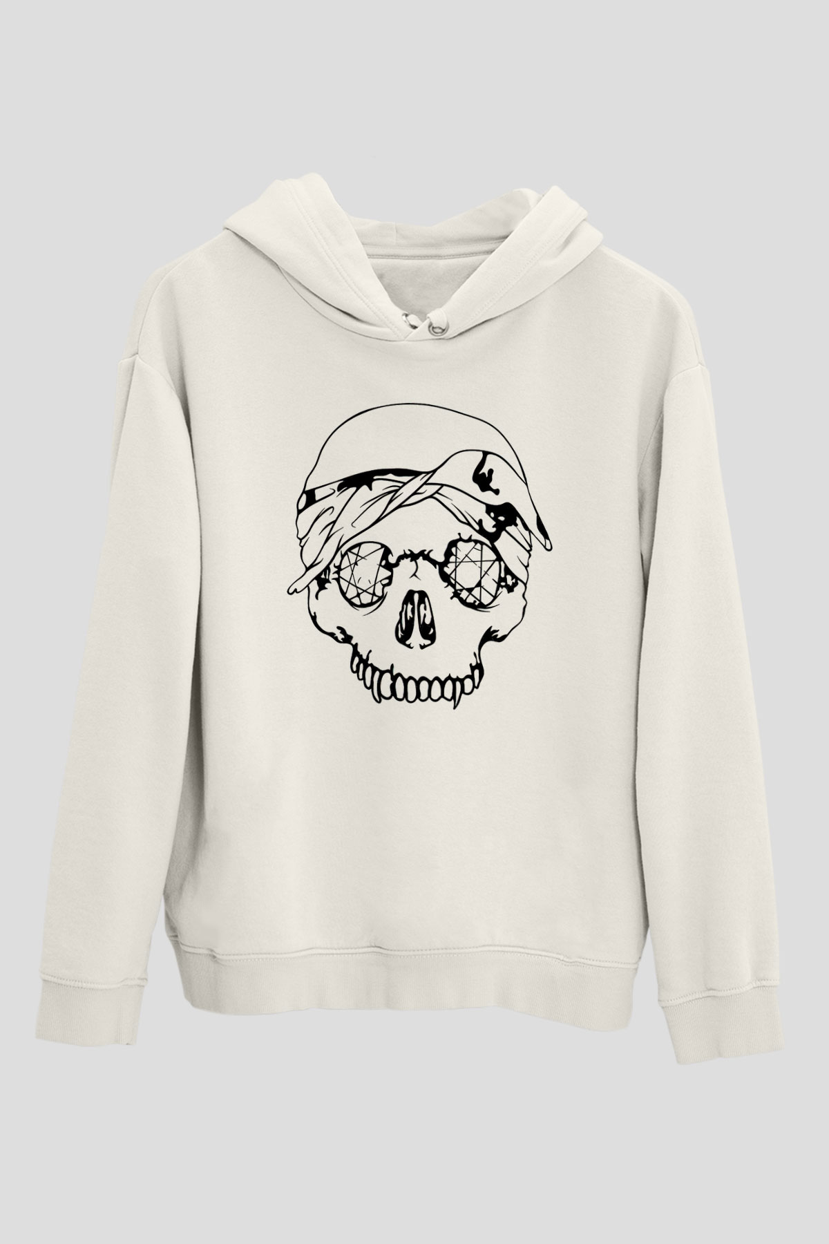 Suicideboys - $uicideboy$ Baskılı Beyaz Unisex Kapüşonlu Sweatshirt
