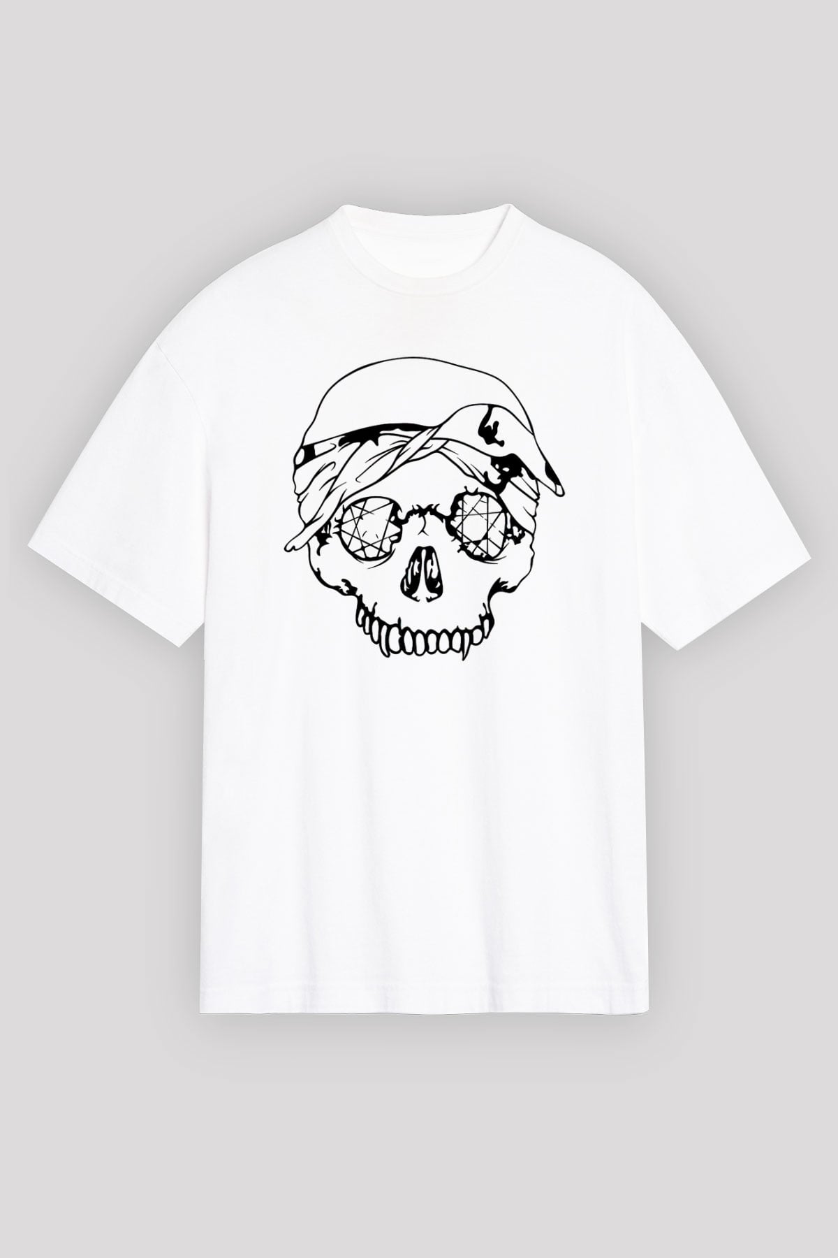 Suicideboys - $uicideboy$ Baskılı Beyaz Unisex Oversize Tişört - Tshirt