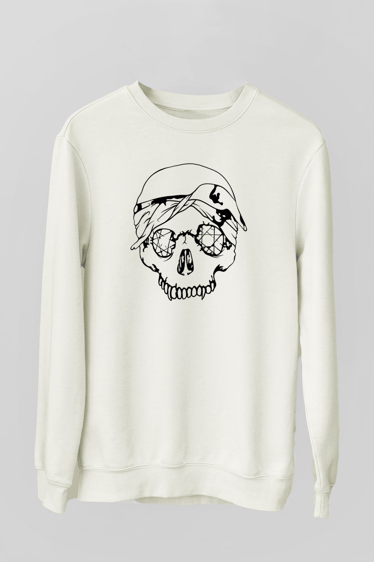 Suicideboys - $uicideboy$ Baskılı Beyaz Unisex Sweatshirt