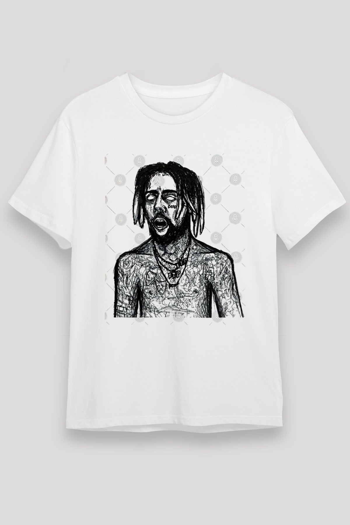 Suicideboys - $uicideboy$ Baskılı Unisex Beyaz Tişört - Tshirt