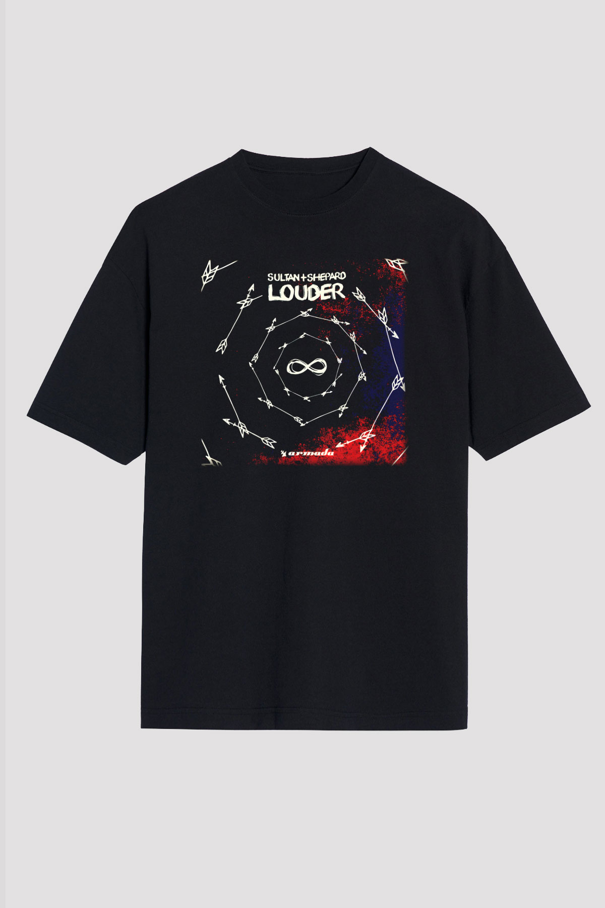 Sultan & Ned Shepard Siyah Unisex Oversize Tişört T-Shirt