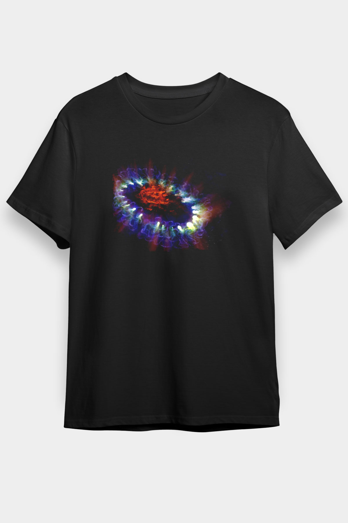 Süpernova Siyah Unisex Tişört T-Shirt - TişörtFabrikası