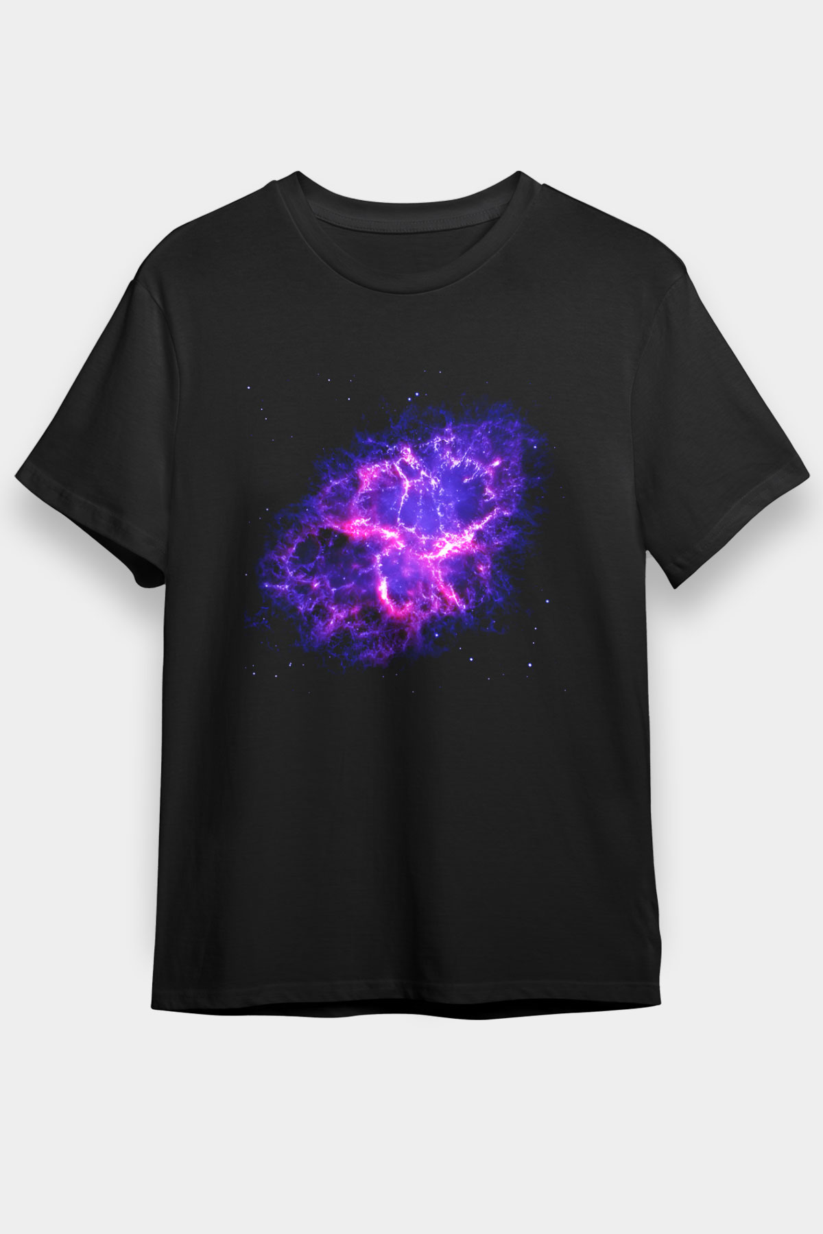 Süpernova Siyah Unisex Tişört T-Shirt - TişörtFabrikası