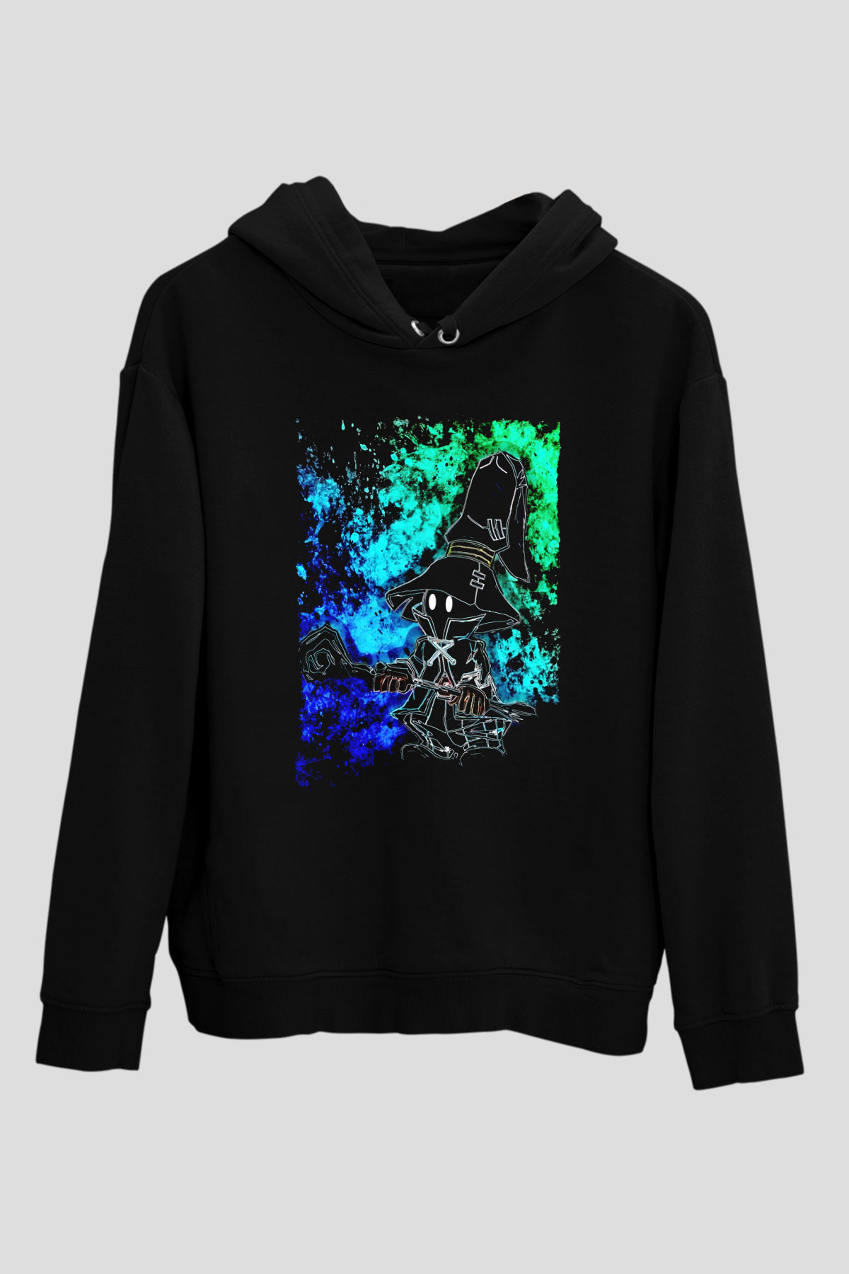 Süpürgeli CadıSiyah  Unisex Hoodie