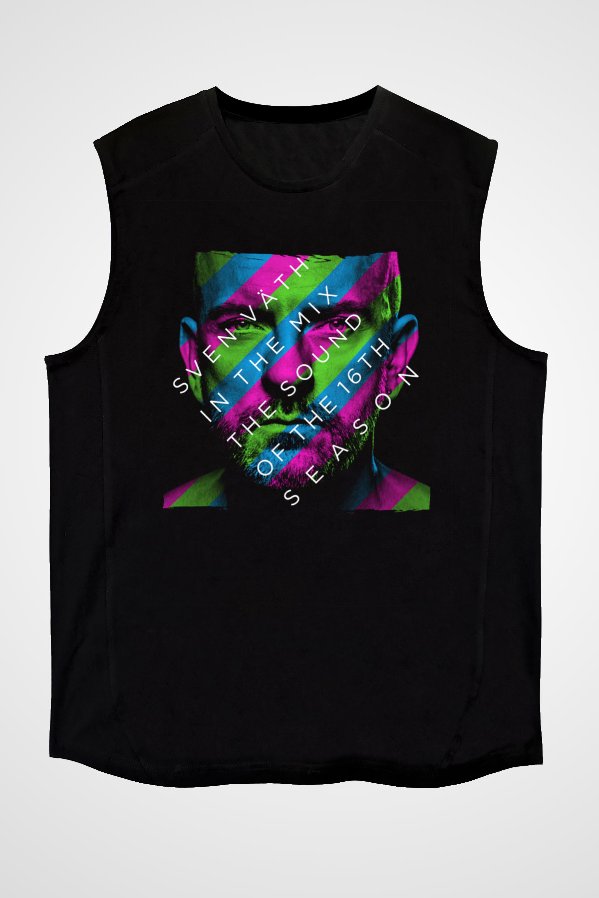 Sven Vath Siyah Unisex Kolsuz Tişört