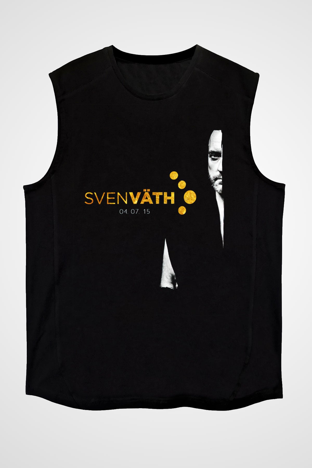 Sven Vath Siyah Unisex Kolsuz Tişört