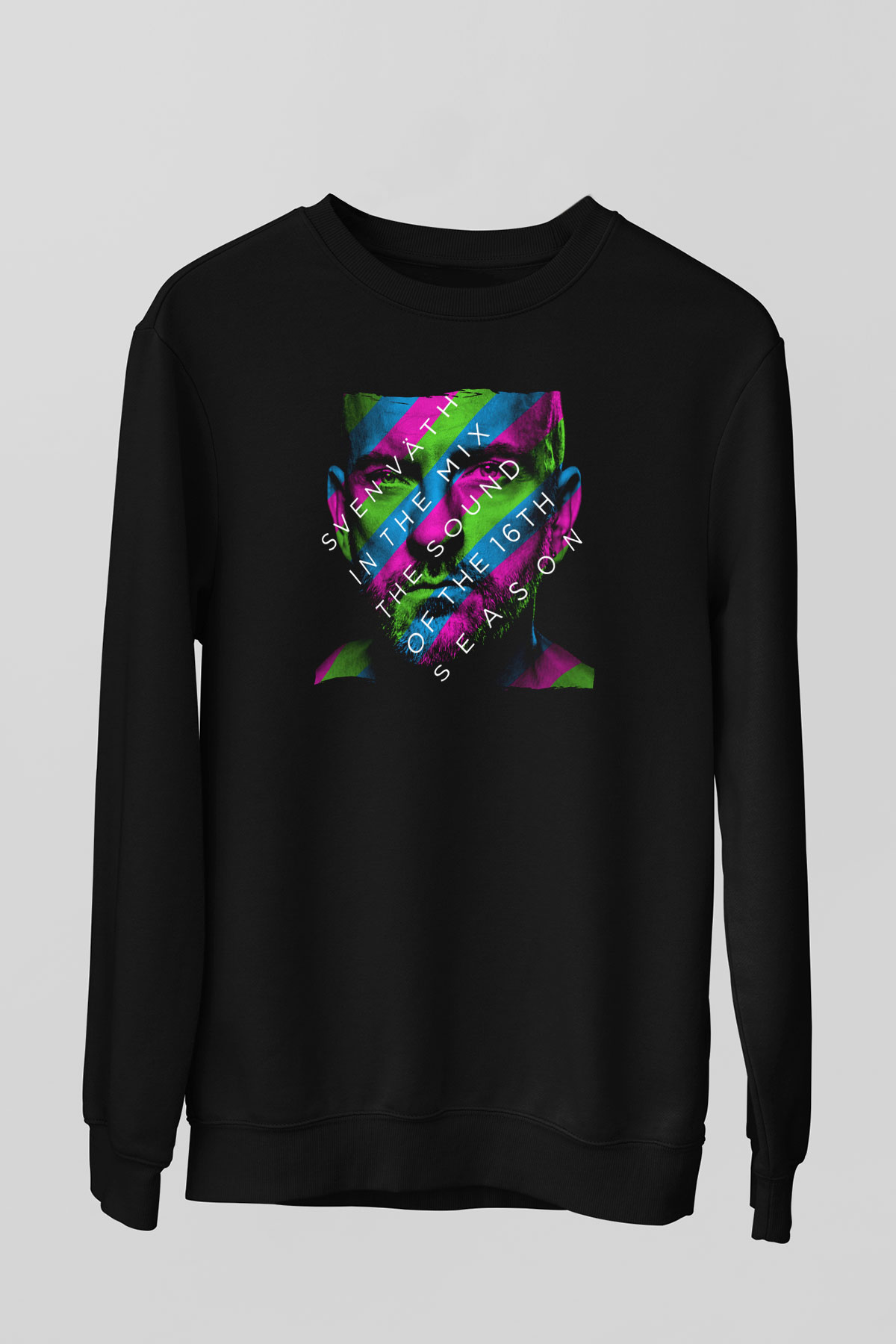 Sven Vath Siyah Unisex Sweatshirt