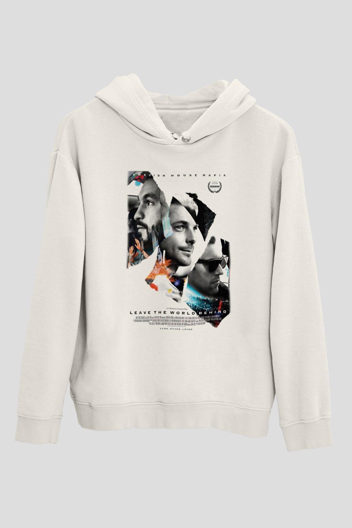 Swedish House Mafia Beyaz Unisex Kapşonlu Sweatshirt