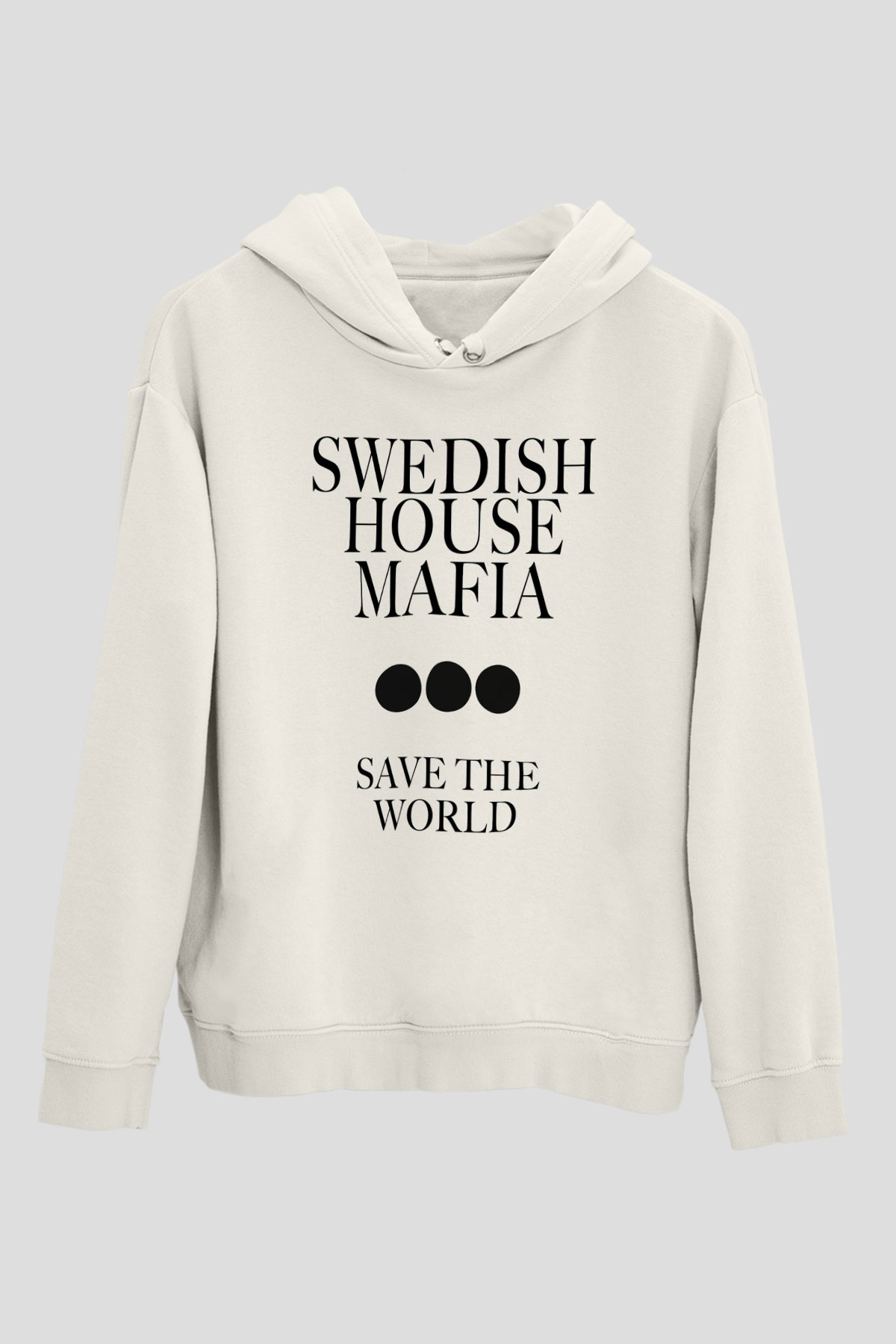 Swedish House Mafia Beyaz Unisex Kapşonlu Sweatshirt