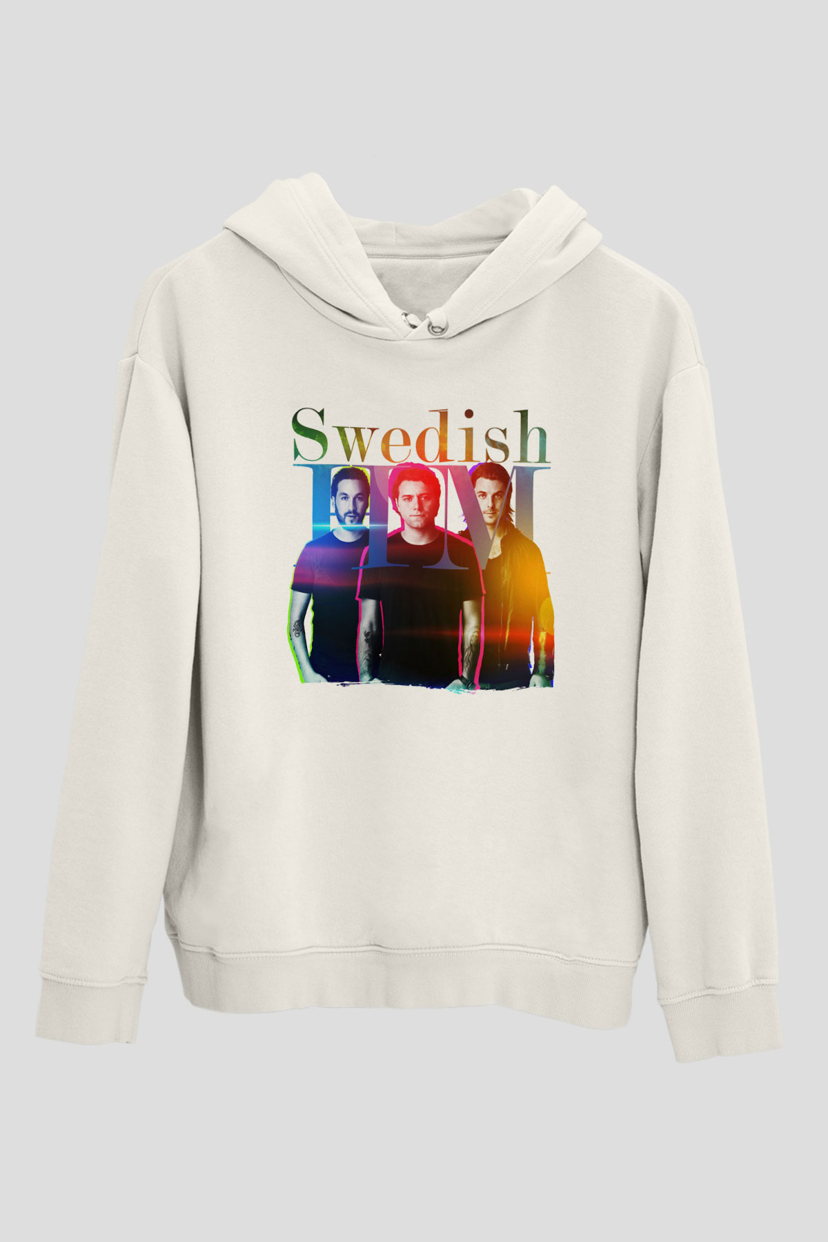 Swedish House Mafia Beyaz Unisex Kapüşonlu Sweatshirt
