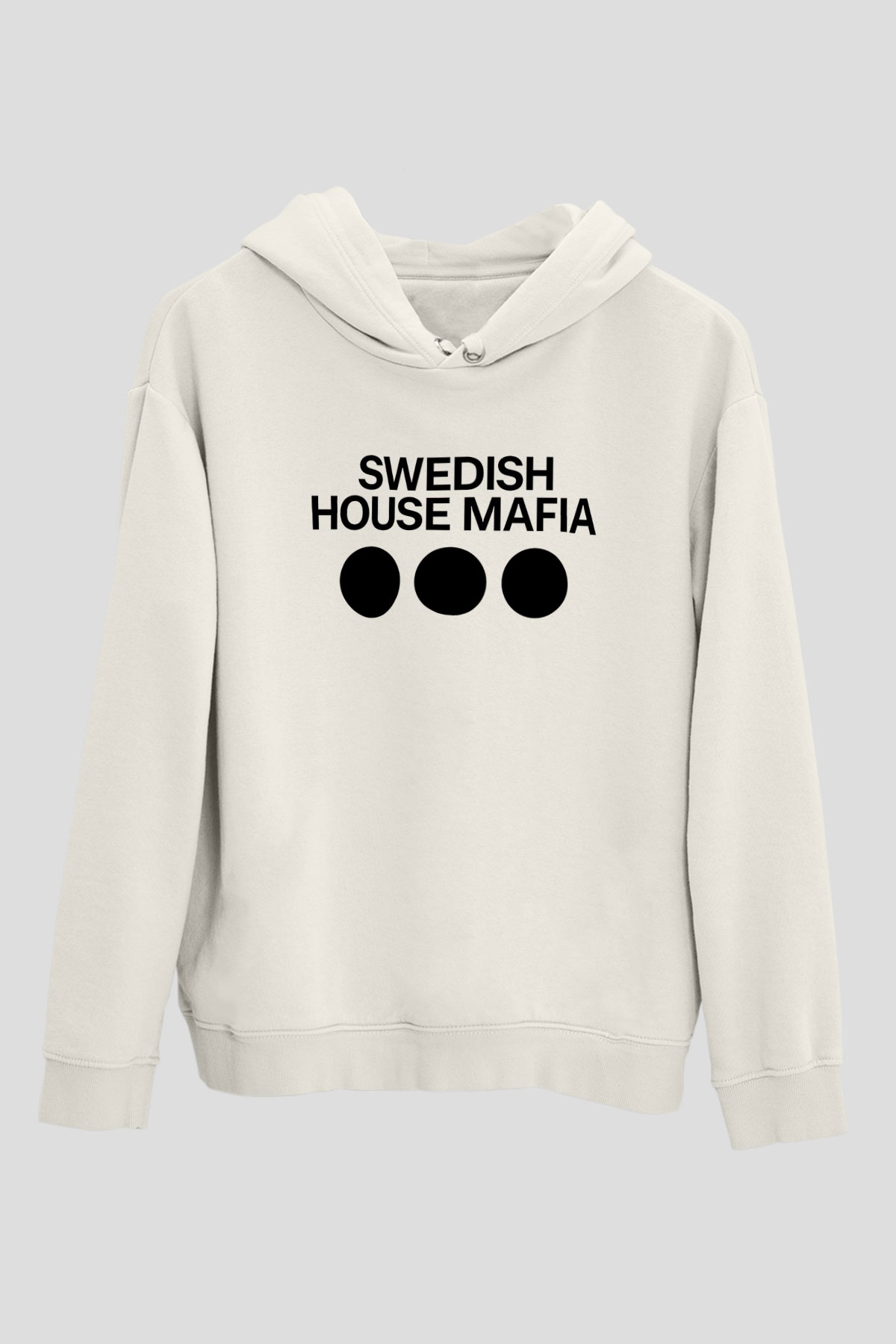 Swedish House Mafia Beyaz Unisex Kapüşonlu Sweatshirt