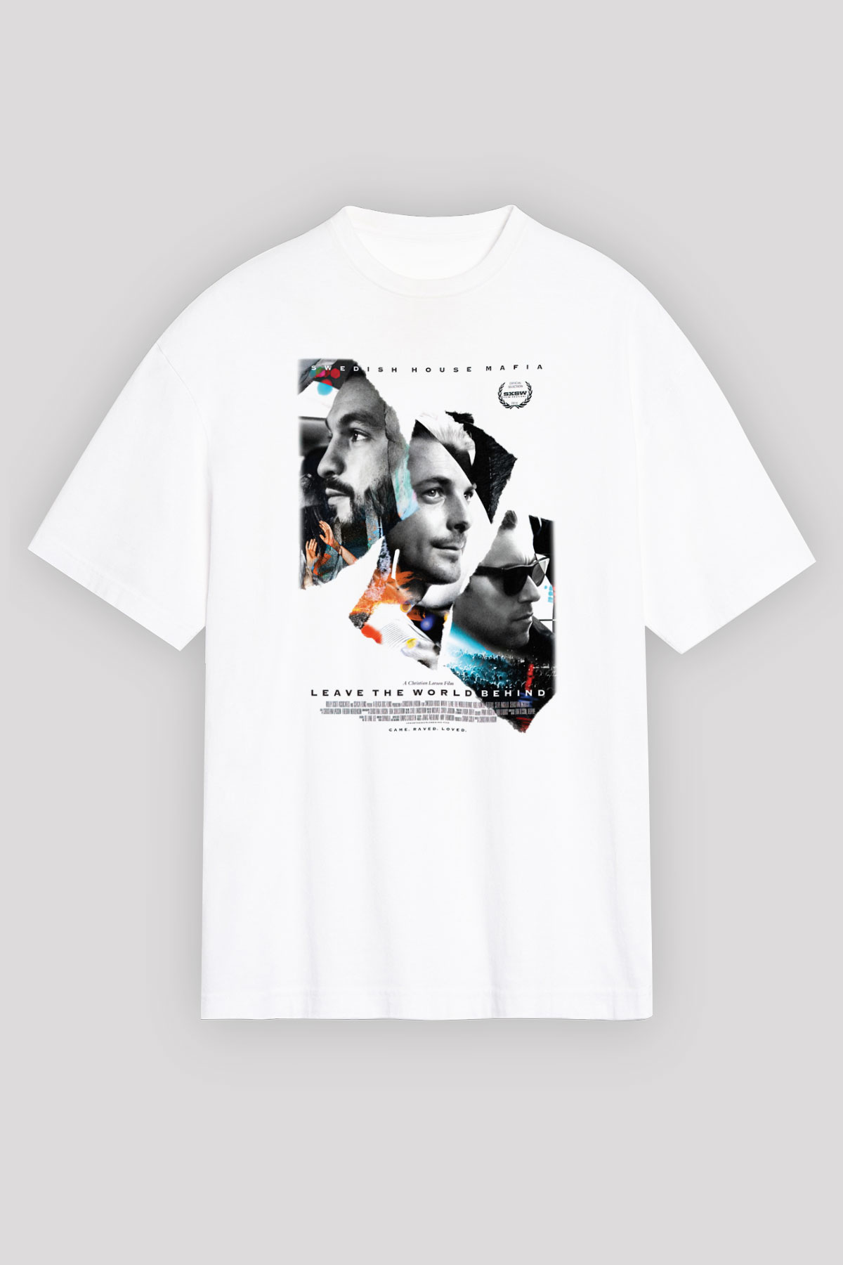 Swedish House Mafia Beyaz Unisex Oversize Tişört T-Shirt