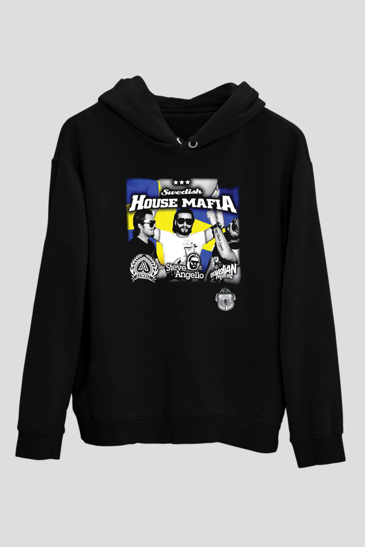 Swedish House Mafia Siyah Unisex Hoodie