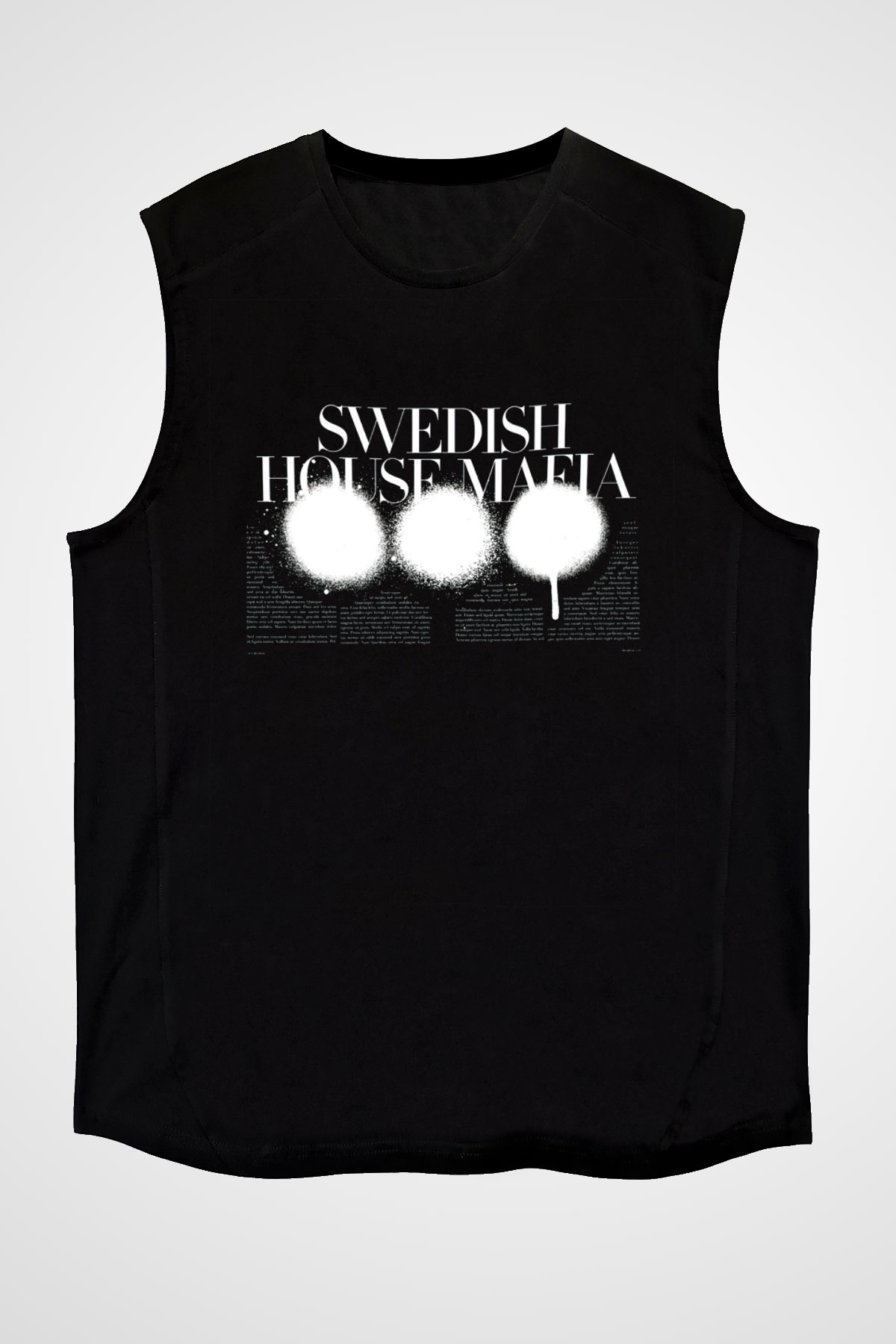 Swedish House Mafia Siyah Unisex Kolsuz Tişört