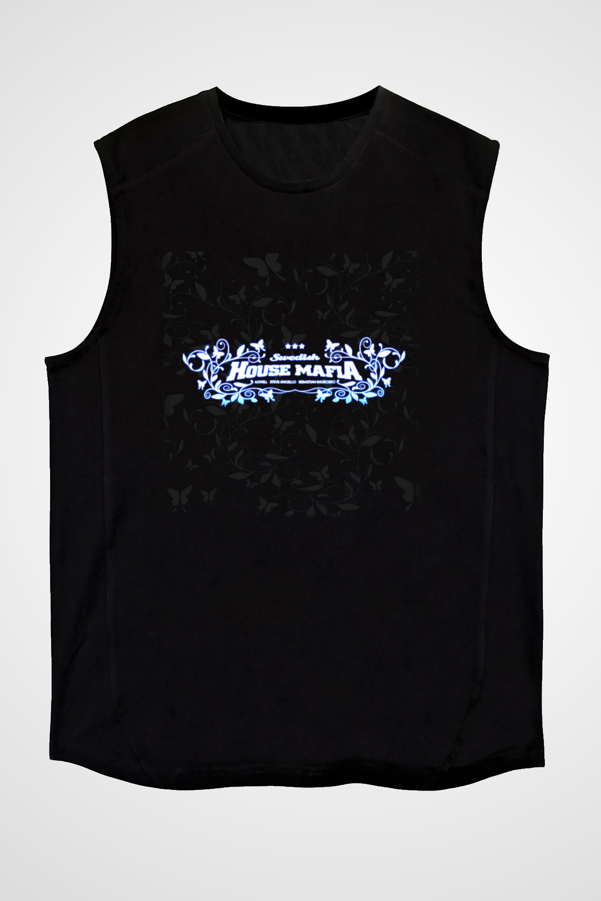 Swedish House Mafia Siyah Unisex Kolsuz Tişört