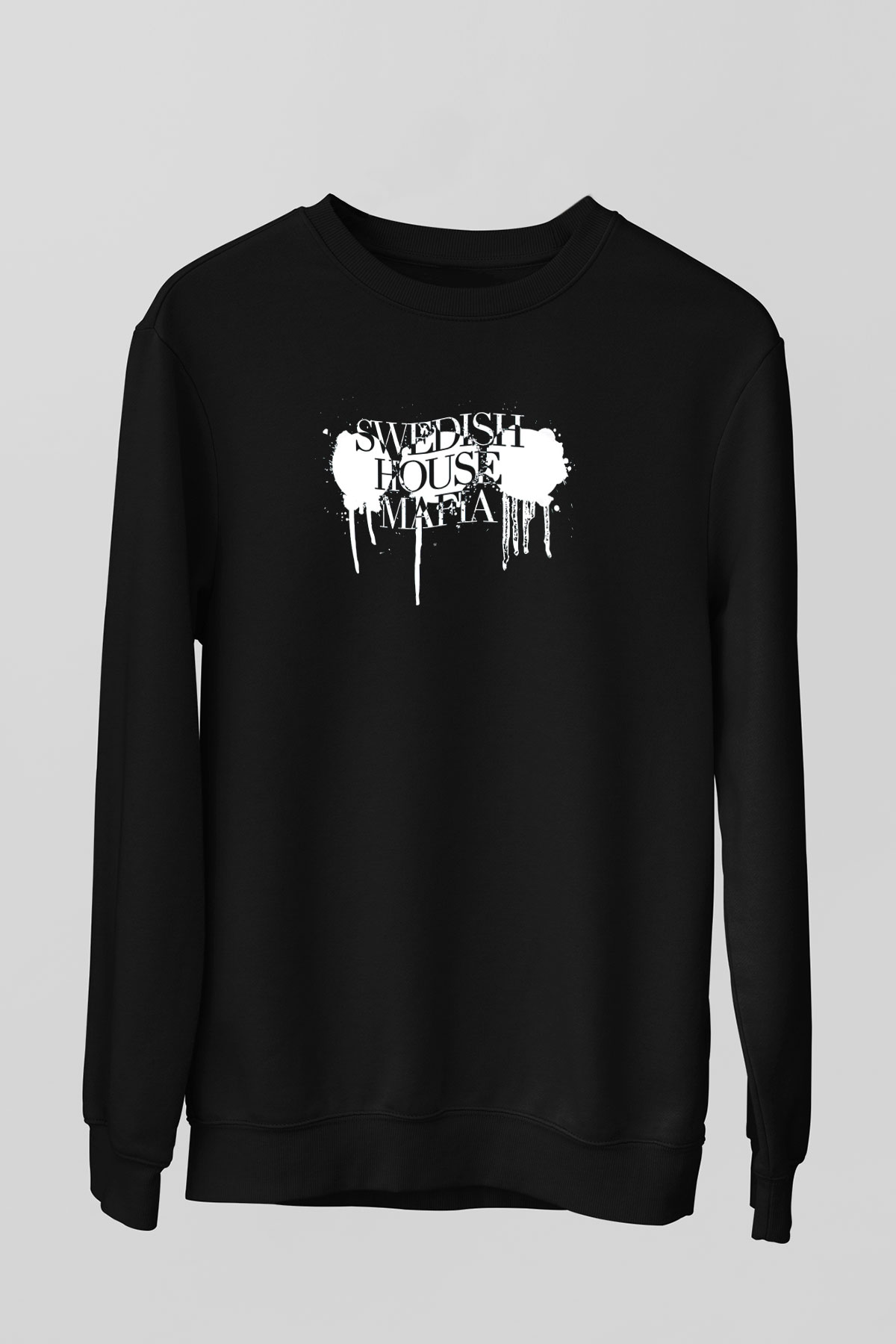 Swedish House Mafia Siyah Unisex Sweatshirt