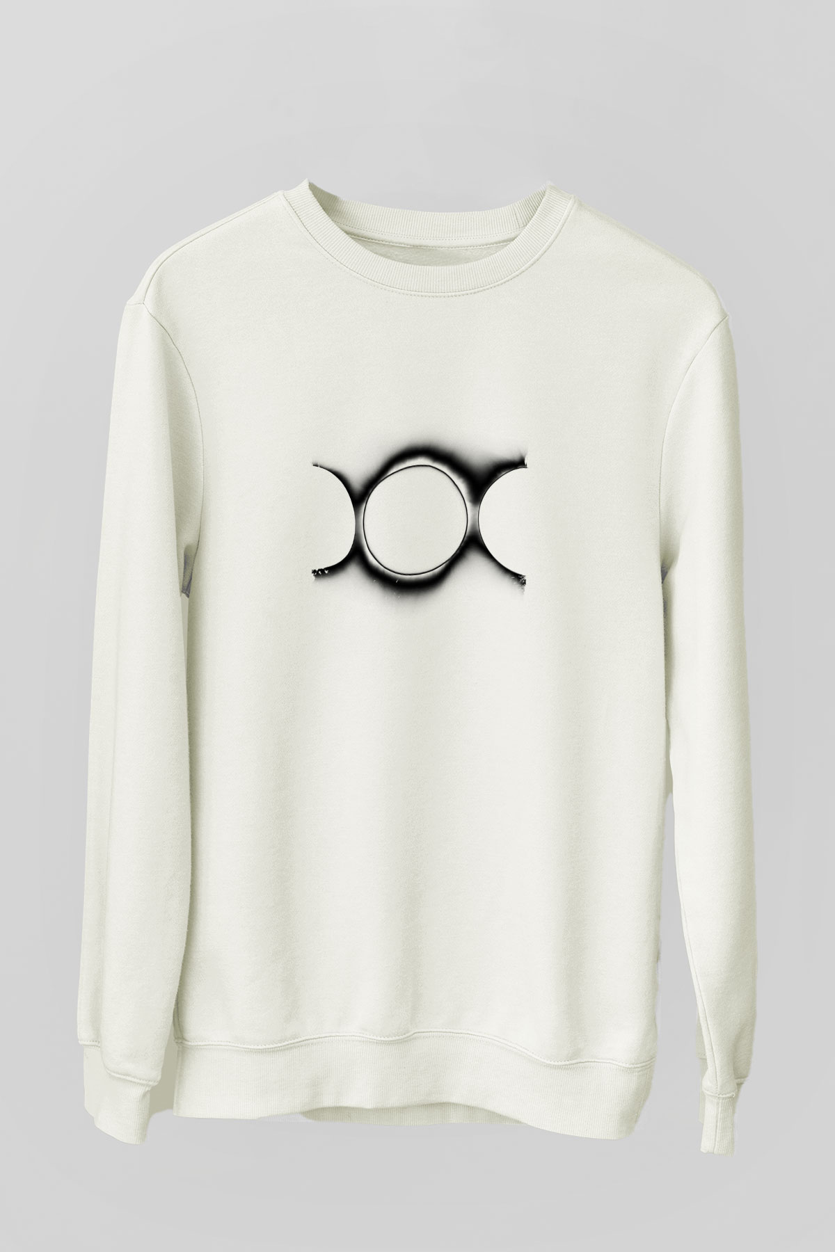 Swedish House MafiaBaskılı Beyaz Sweatshirt