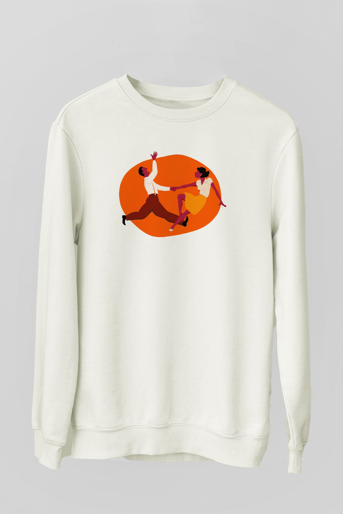 Swing Beyaz Unisex Sweatshirt