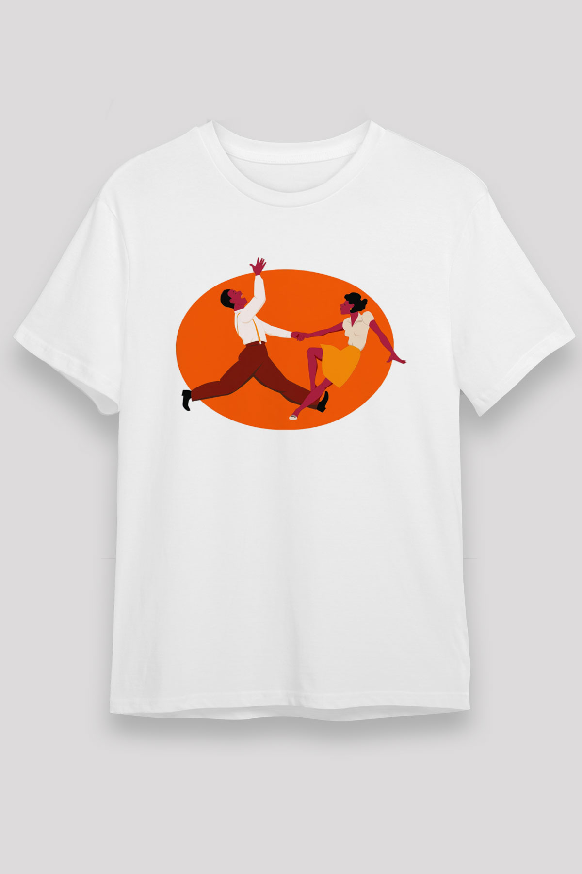 Swing Beyaz Unisex Tişört T-Shirt - TişörtFabrikası