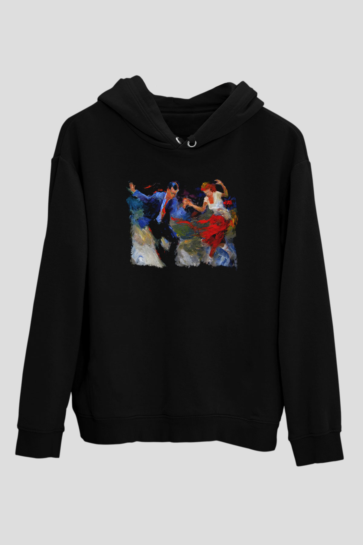 Swing Siyah Unisex Hoodie