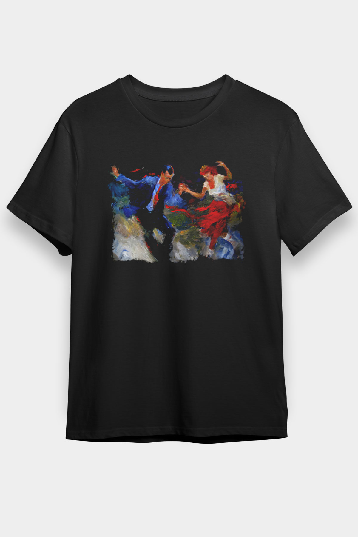 Swing Siyah Unisex Tişört T-Shirt - TişörtFabrikası