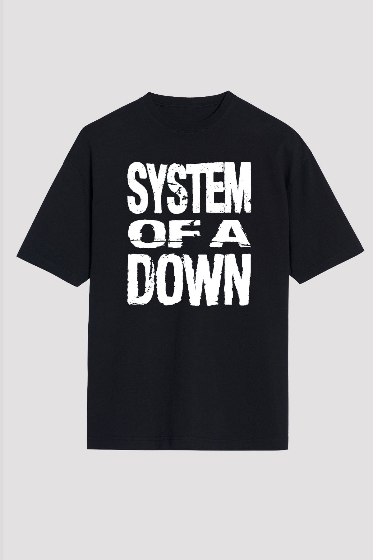 System of a Down Siyah Unisex Oversize Tişört T-Shirt
